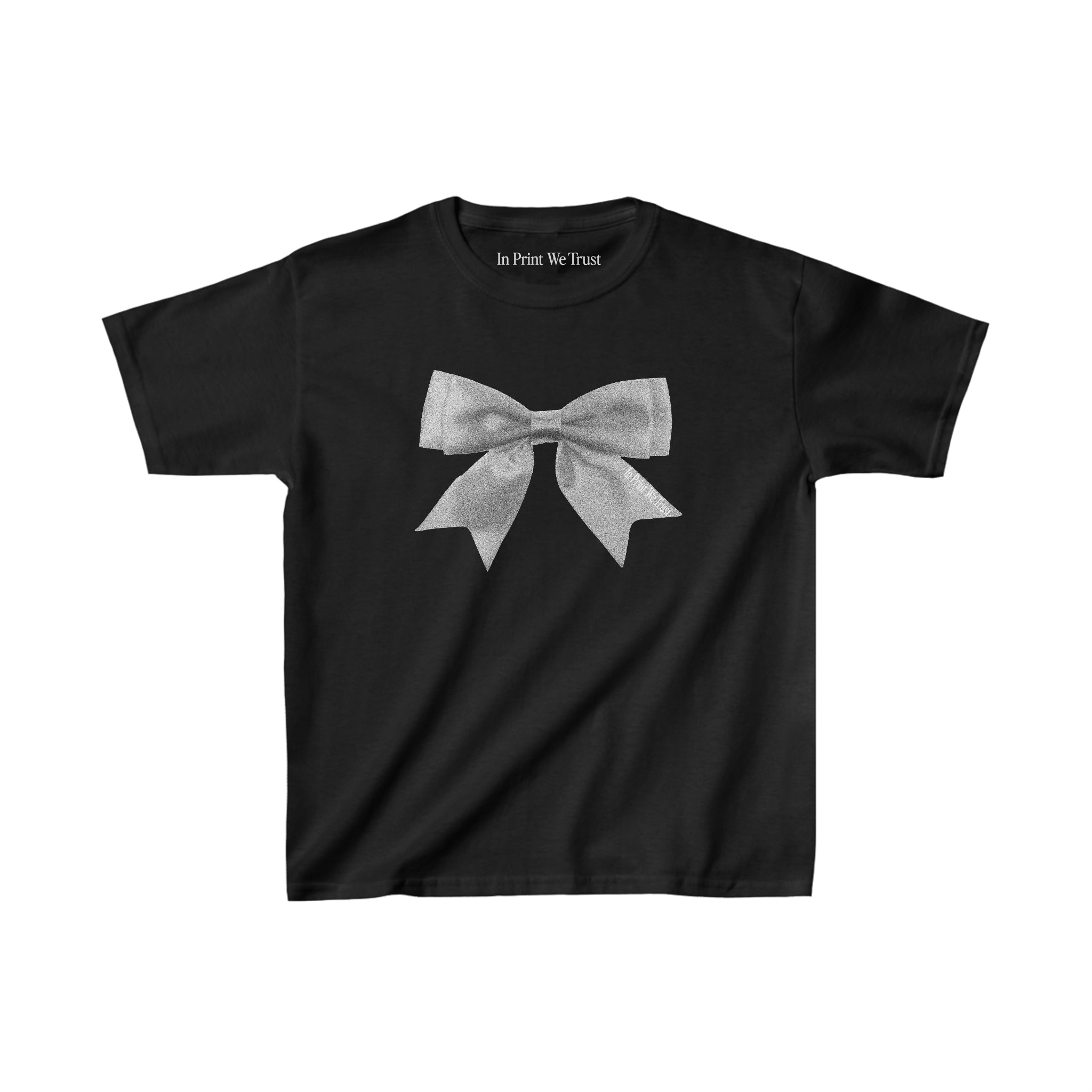 put a bow on it essential baby tee - In Print We Trust