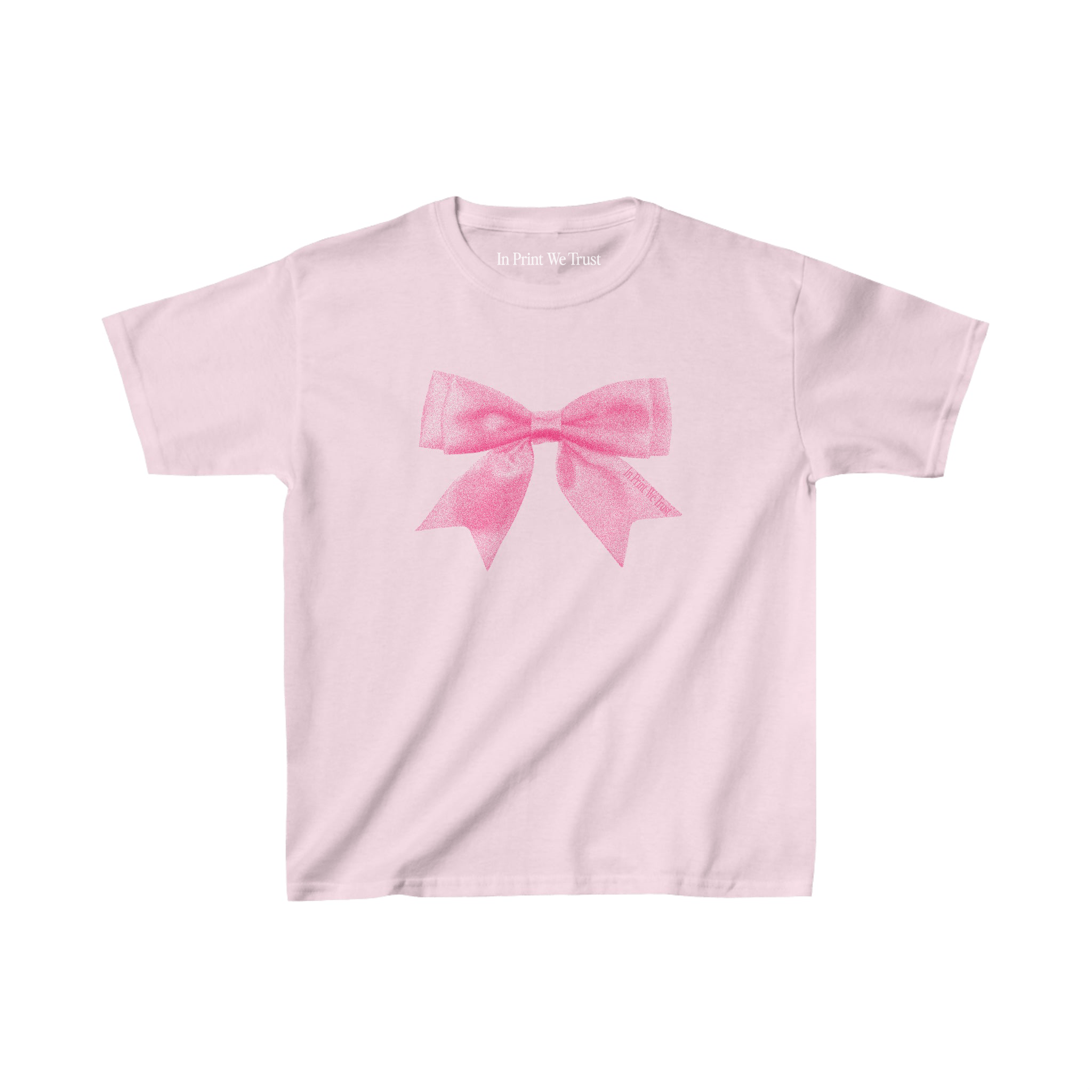 put a bow on it essential baby tee - In Print We Trust