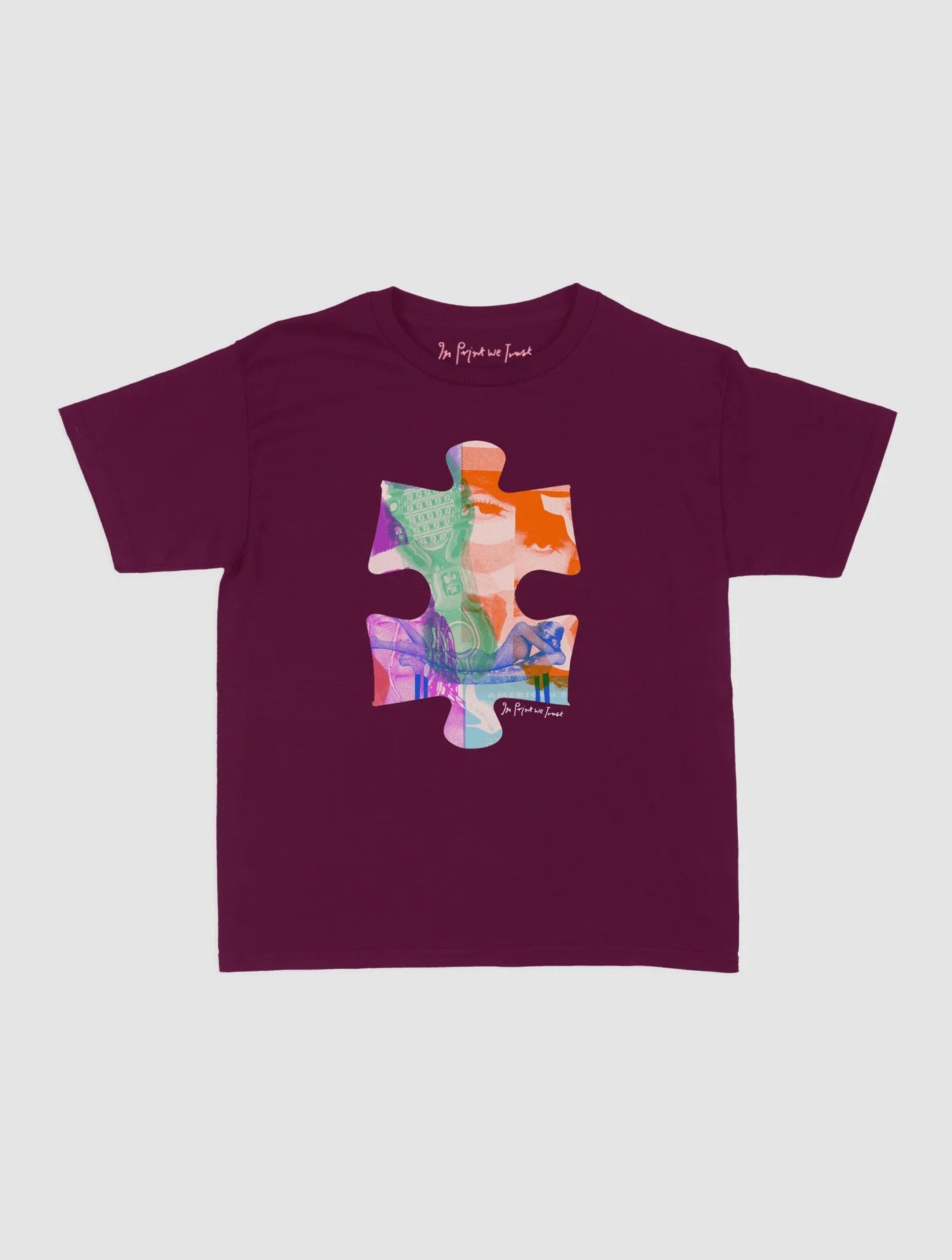 puzzle piece baby tee - In Print We Trust