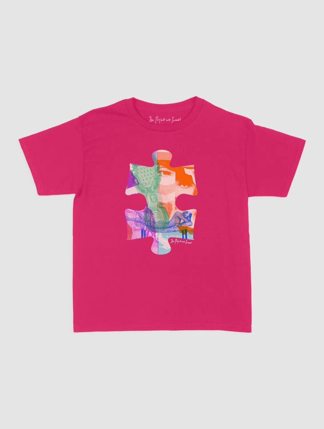 puzzle piece baby tee - In Print We Trust