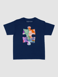 puzzle piece baby tee - In Print We Trust