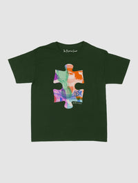 puzzle piece baby tee - In Print We Trust