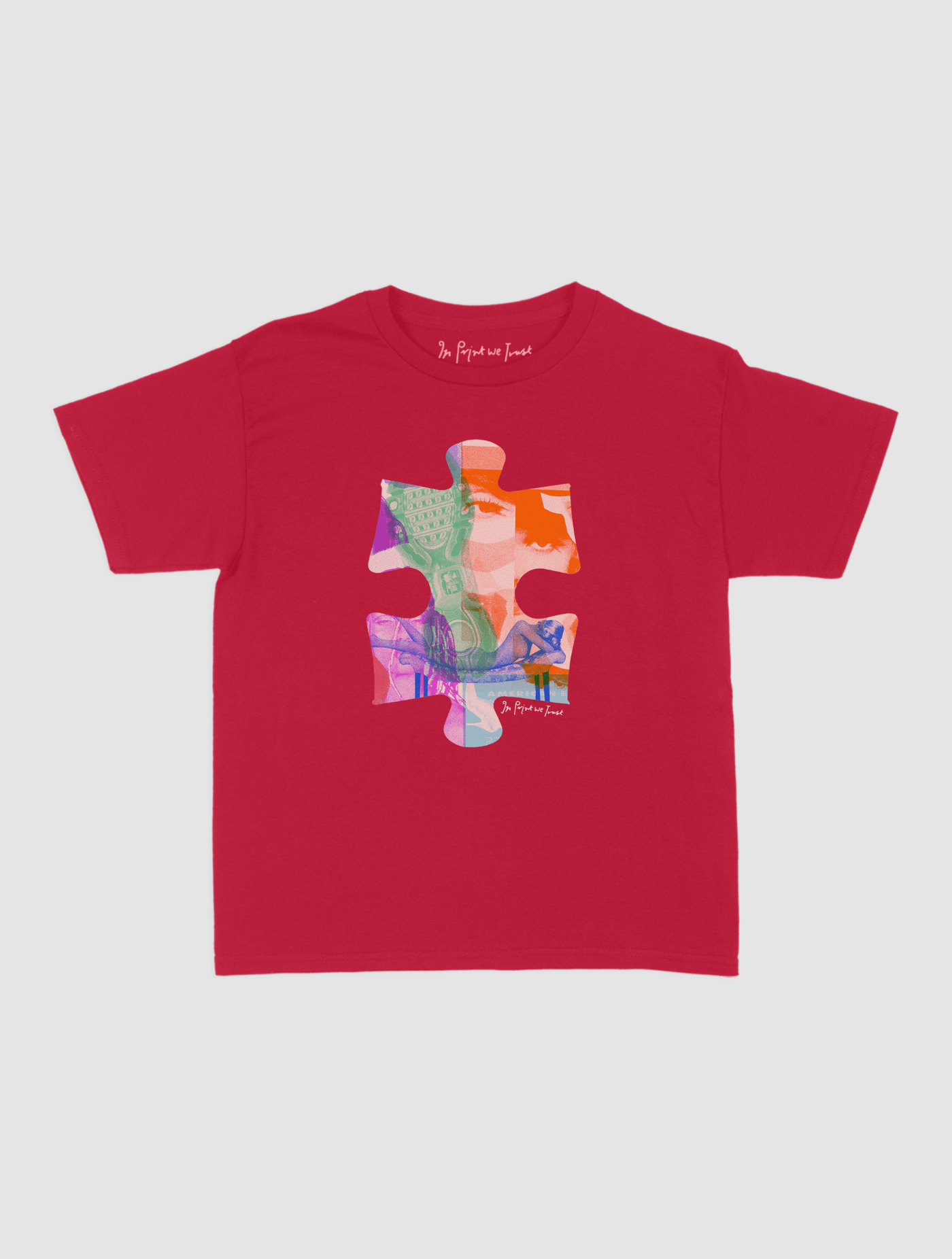 puzzle piece baby tee - In Print We Trust