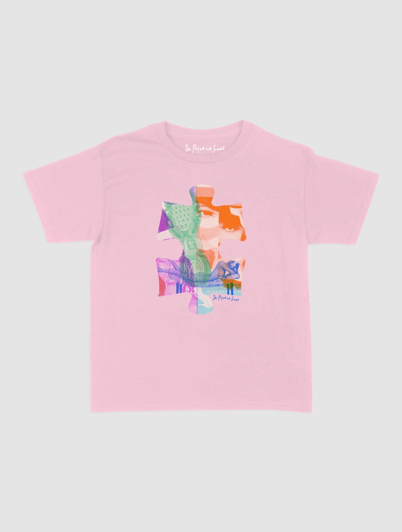 puzzle piece baby tee - In Print We Trust