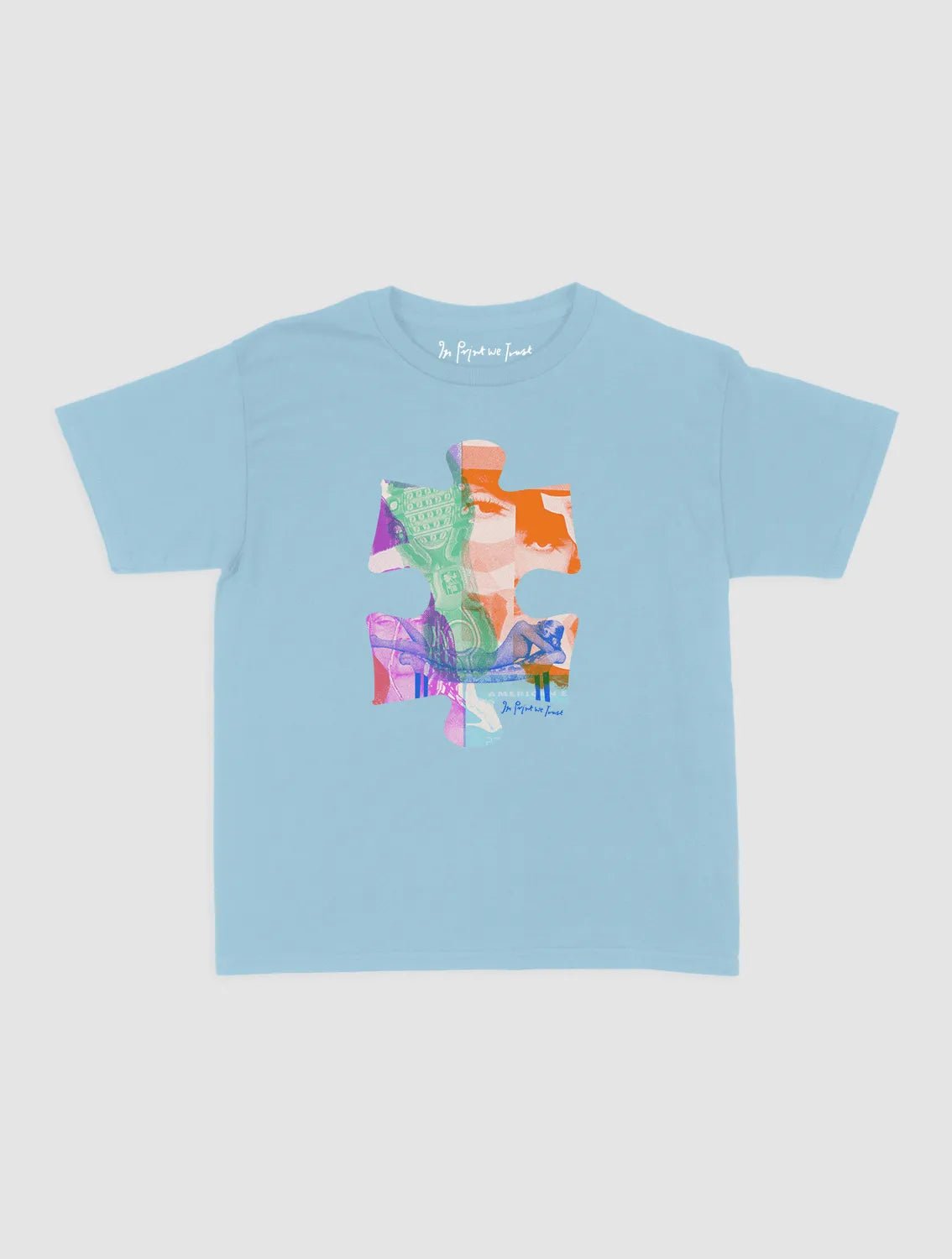 puzzle piece baby tee - In Print We Trust