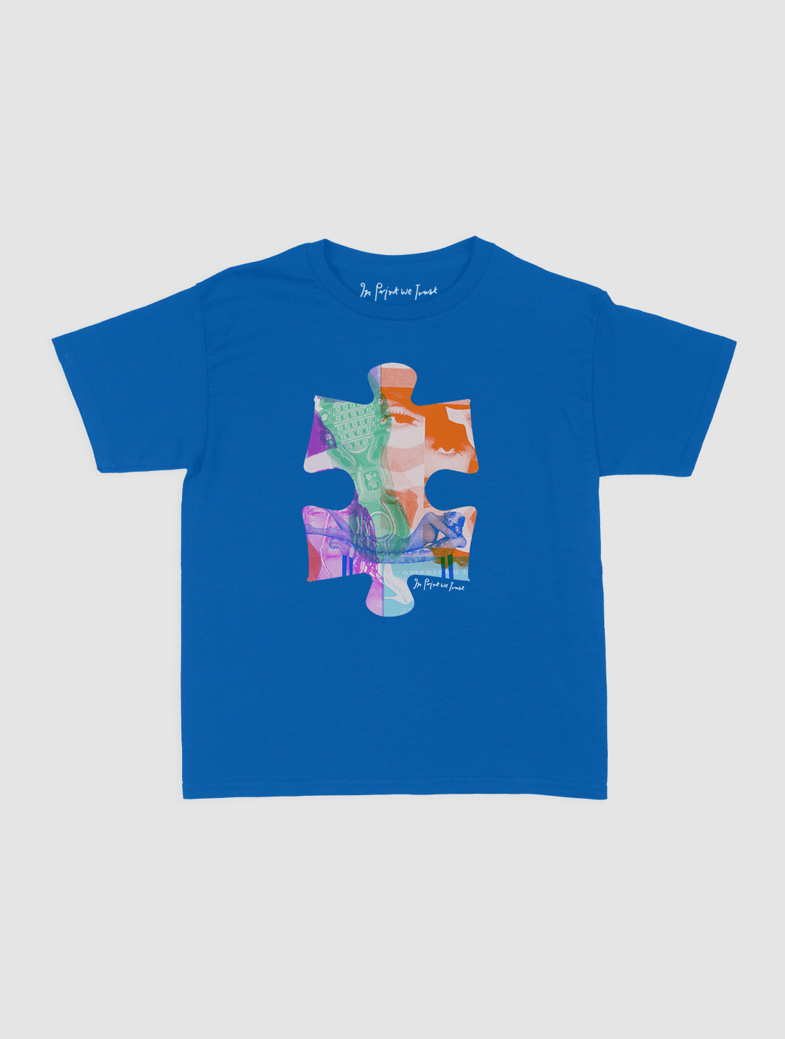 puzzle piece baby tee - In Print We Trust