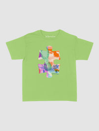 puzzle piece baby tee - In Print We Trust