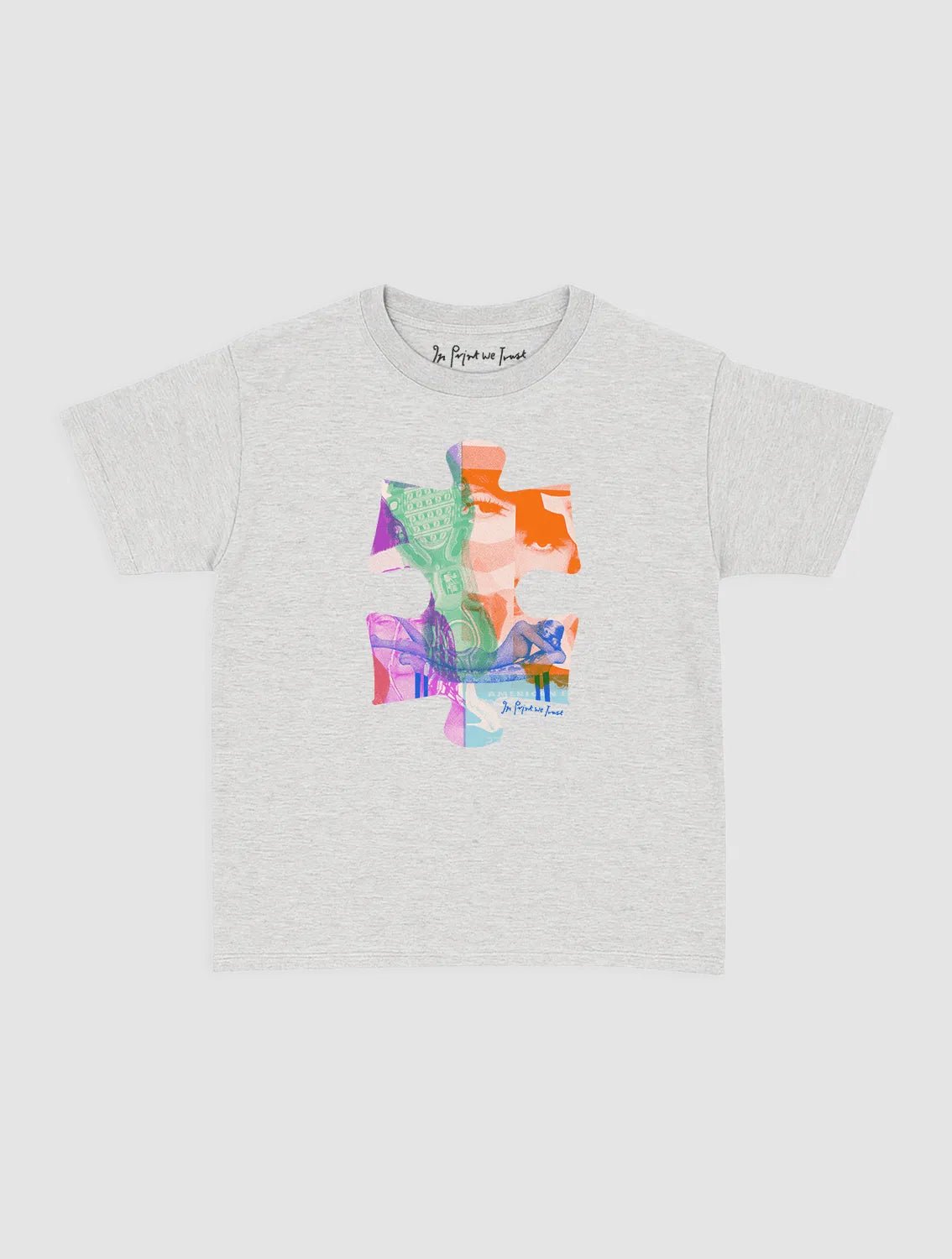 puzzle piece baby tee - In Print We Trust