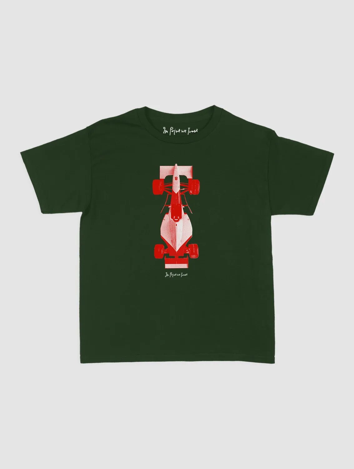 racing car baby tee - In Print We Trust