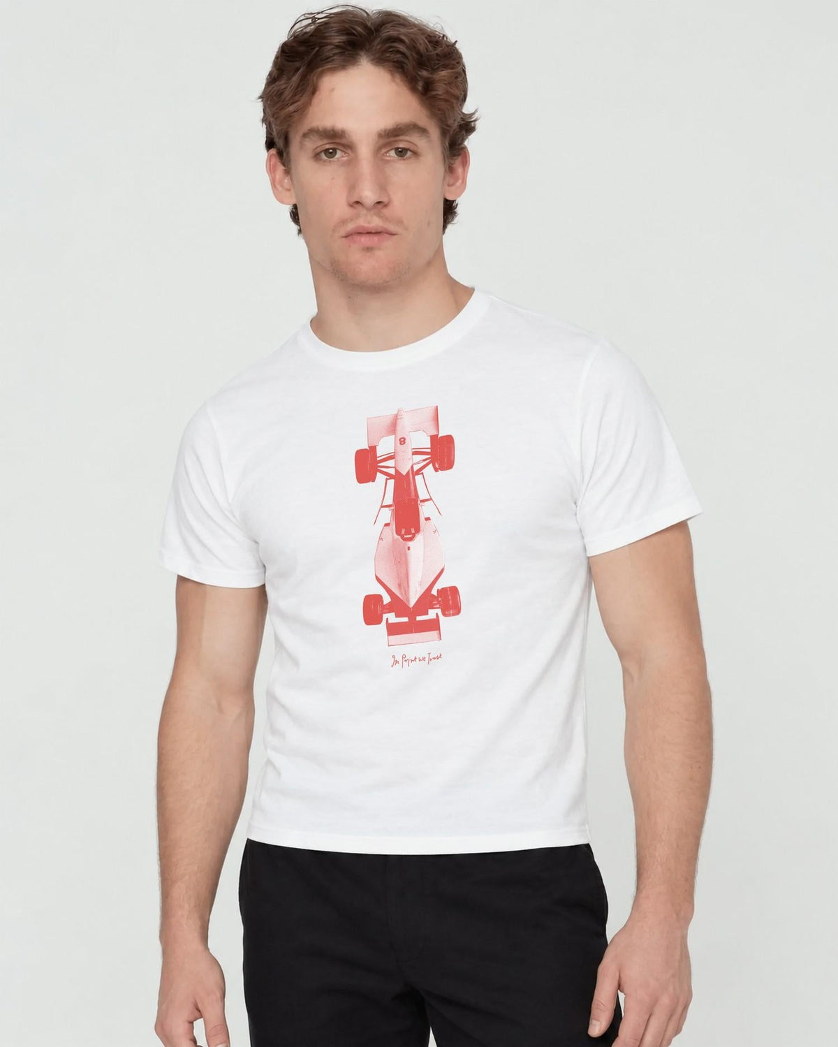 racing car baby tee - In Print We Trust