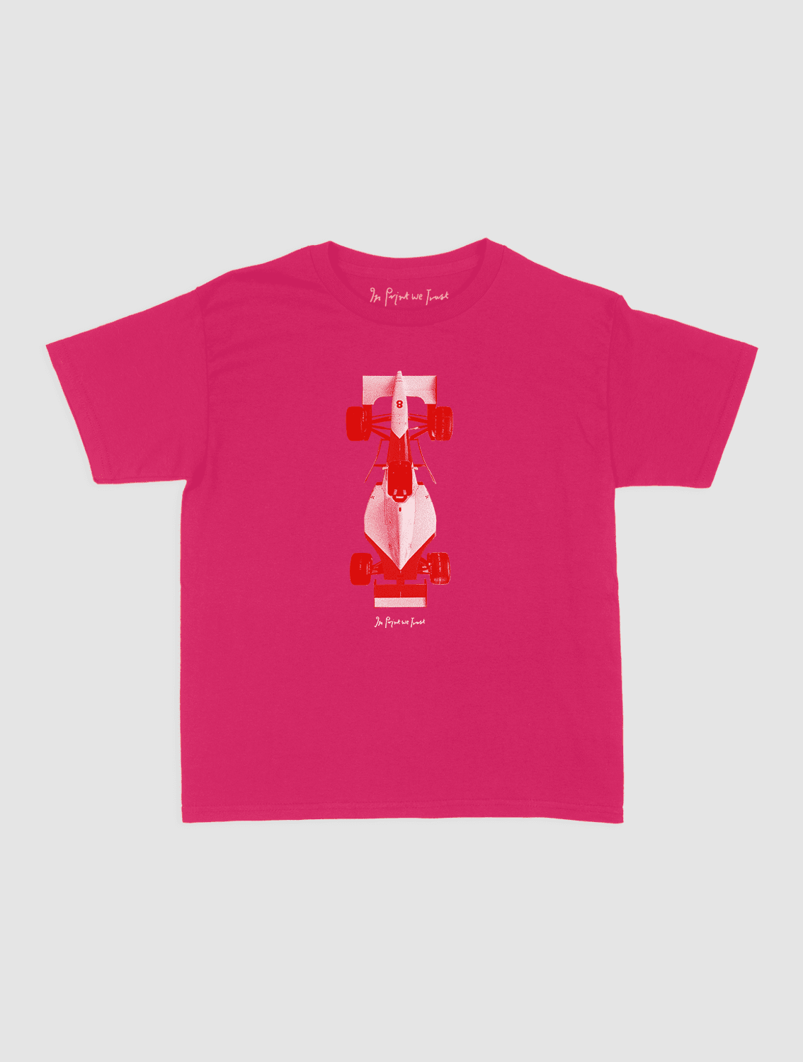 racing car baby tee - In Print We Trust