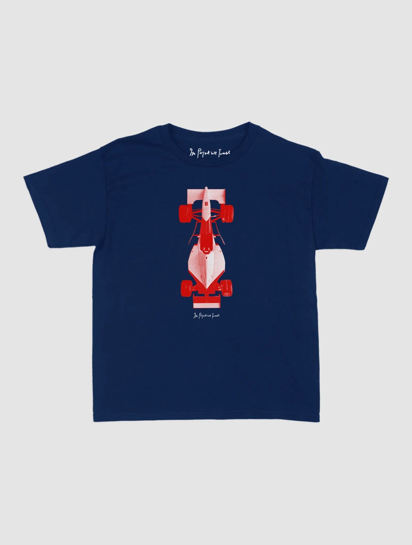 racing car baby tee - In Print We Trust