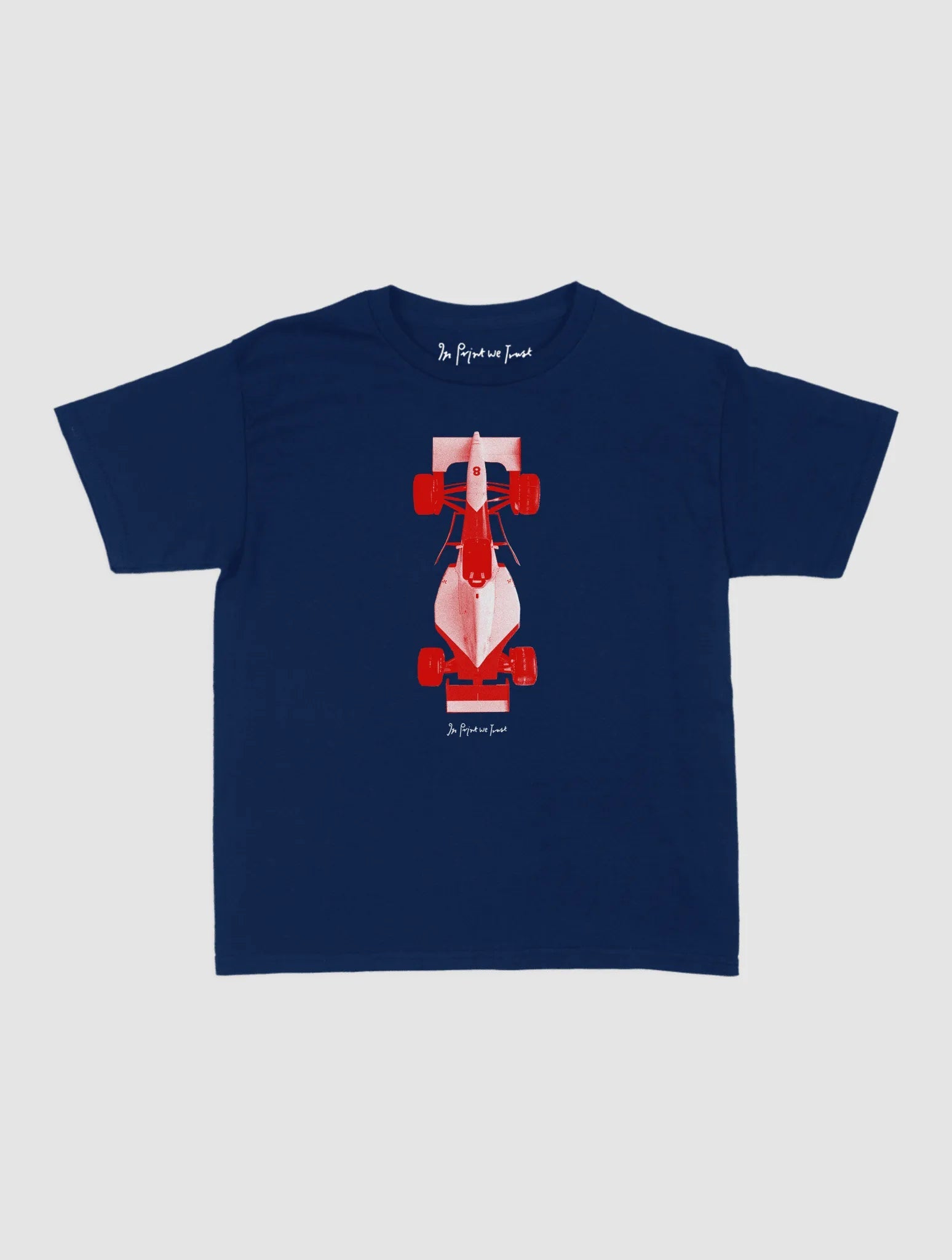 racing car baby tee - In Print We Trust