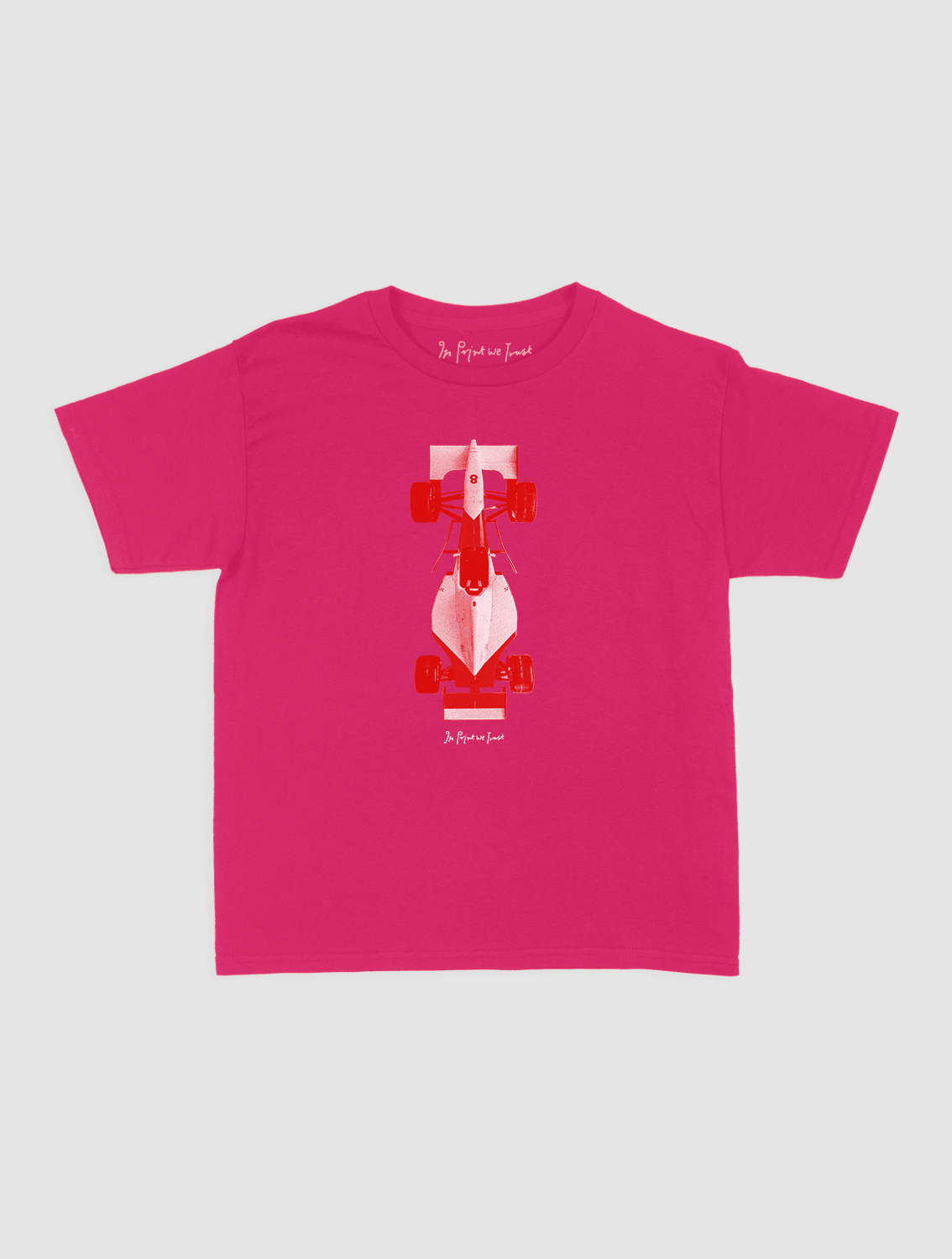 racing car baby tee - In Print We Trust