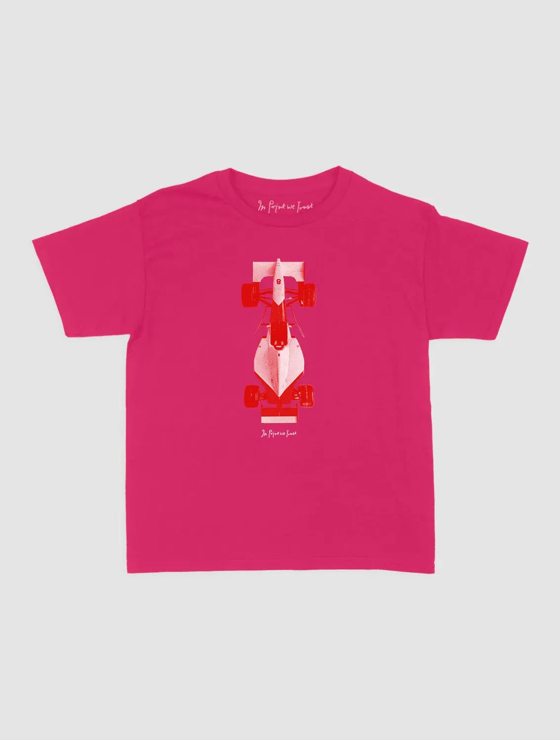 racing car baby tee - In Print We Trust