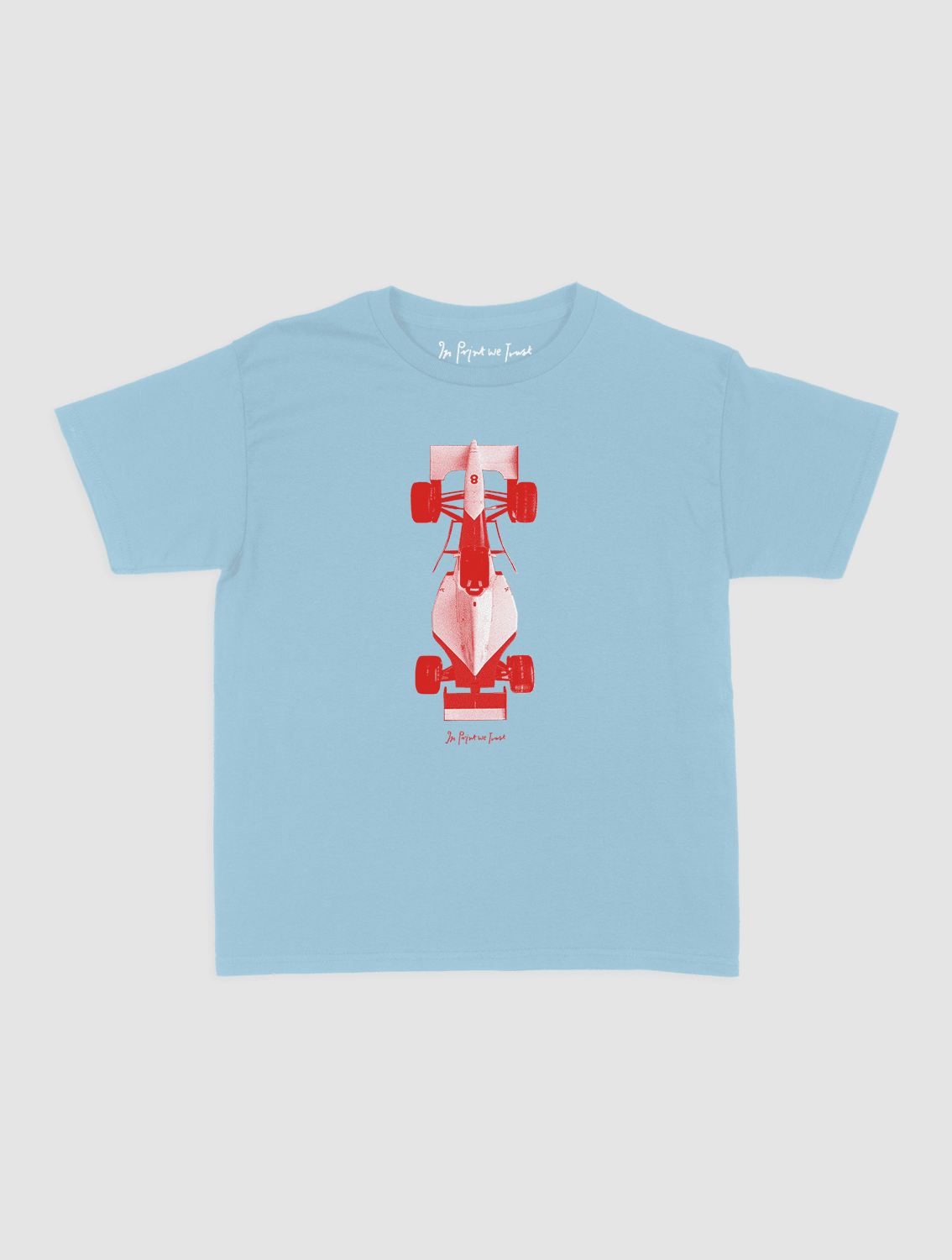 racing car baby tee - In Print We Trust