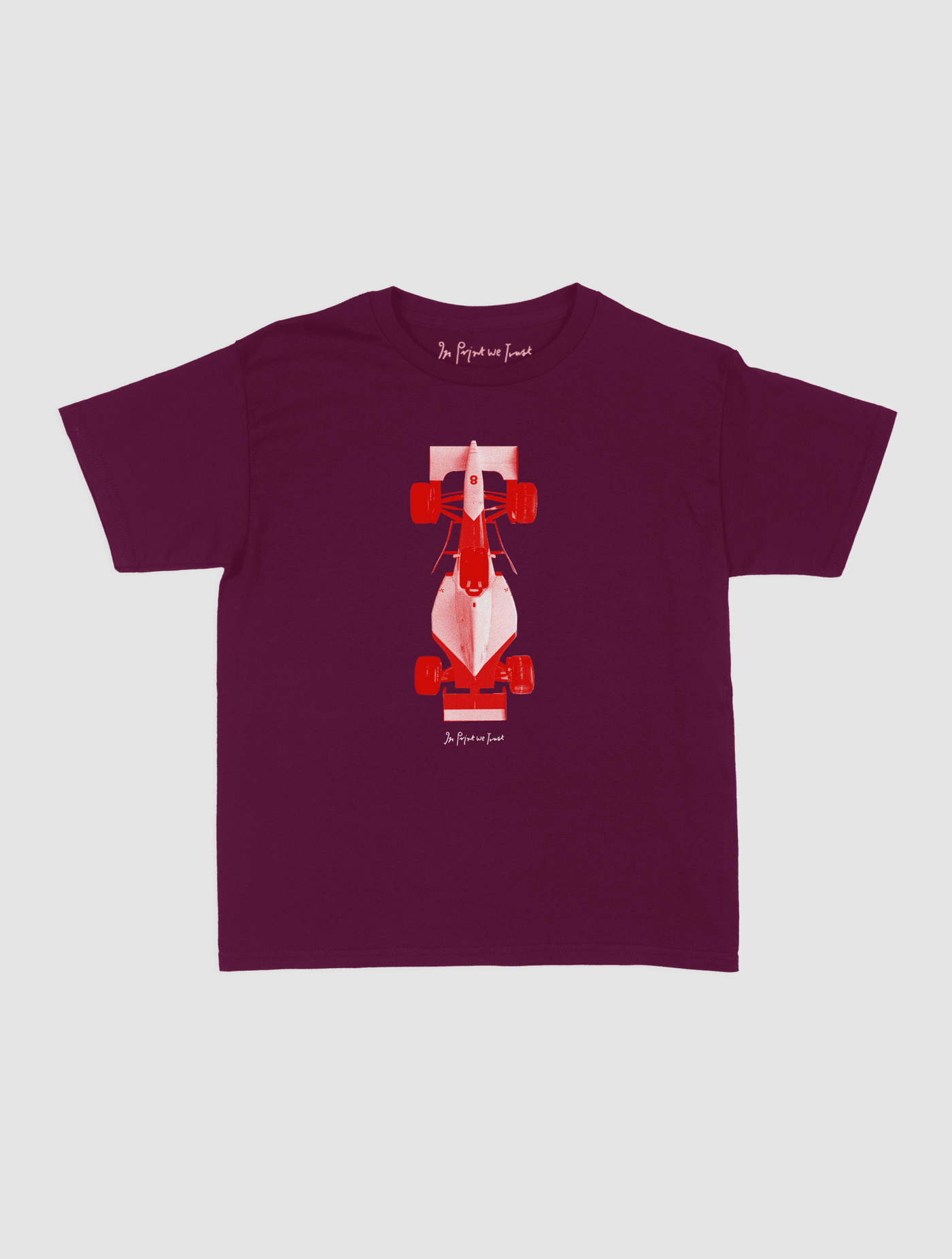 racing car baby tee - In Print We Trust