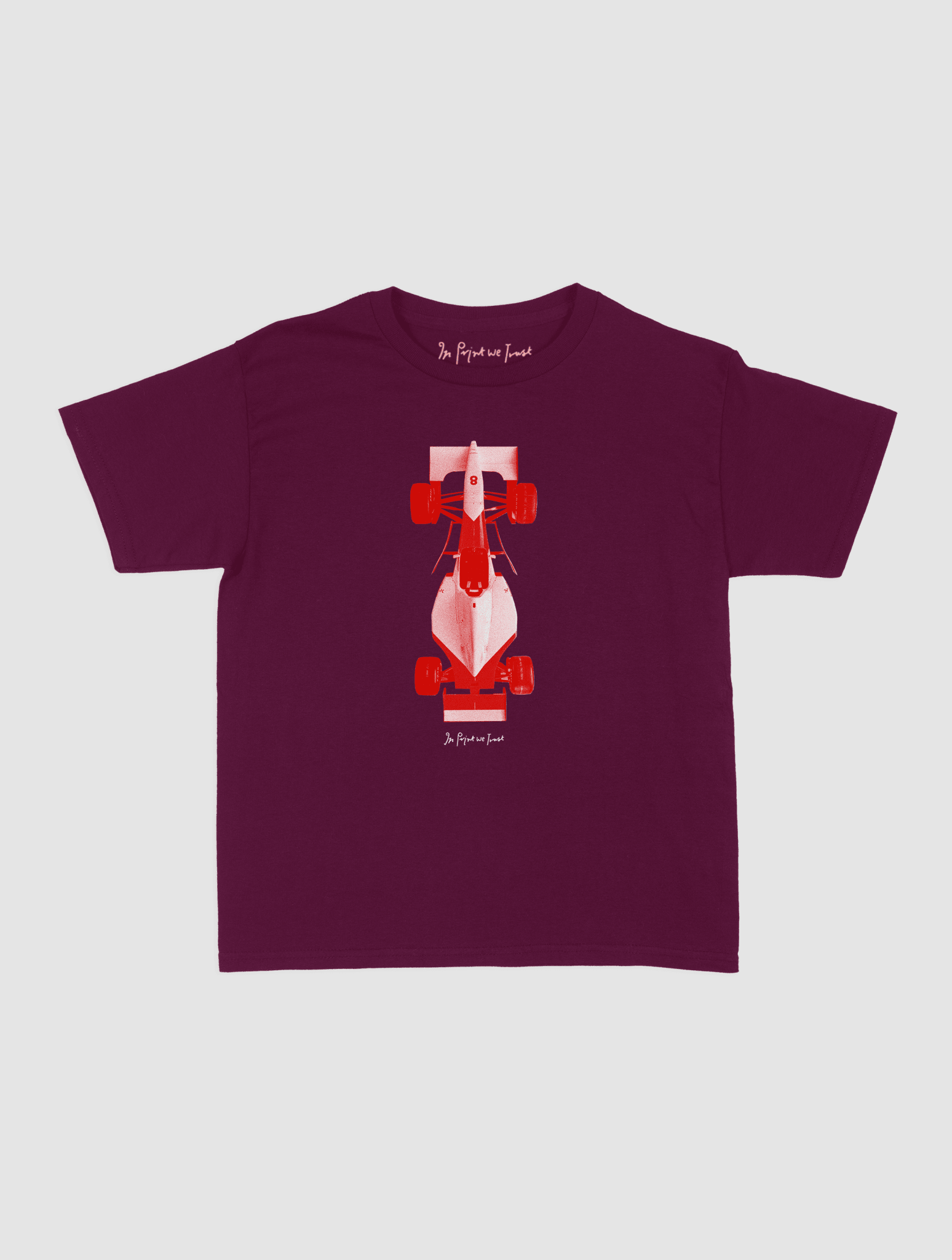 racing car baby tee - In Print We Trust