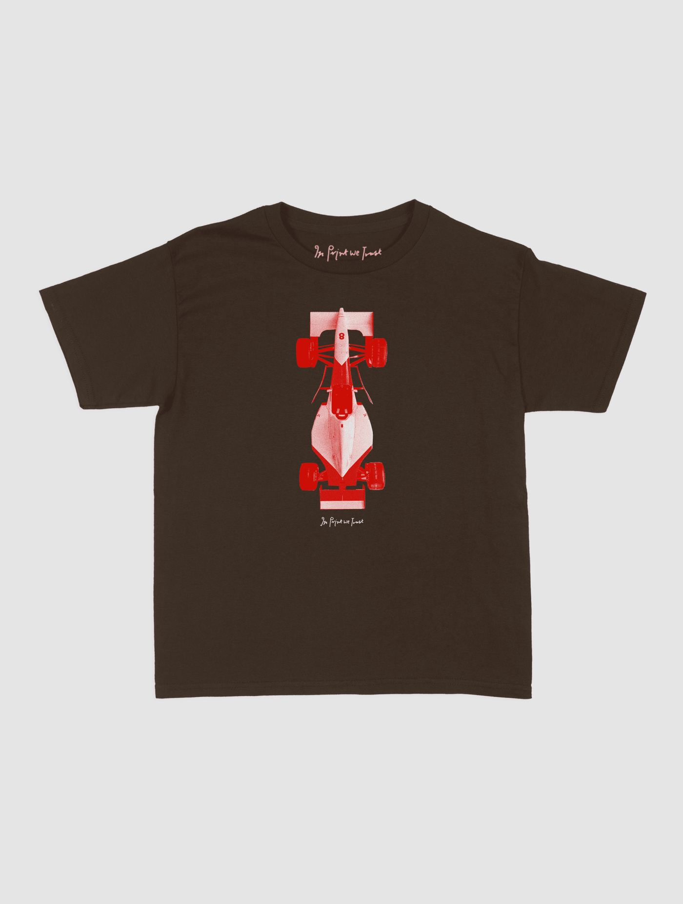 racing car baby tee - In Print We Trust