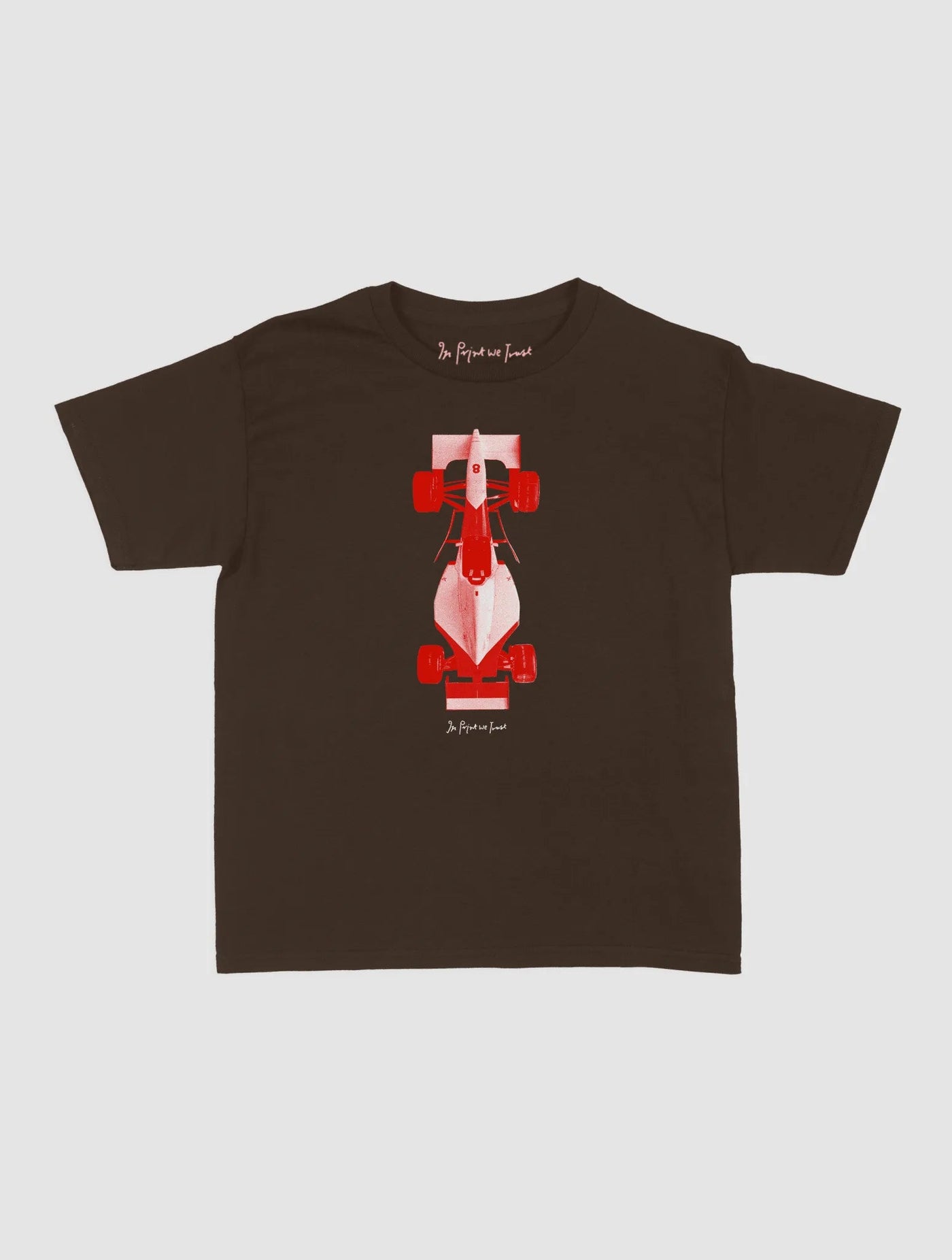 racing car baby tee - In Print We Trust