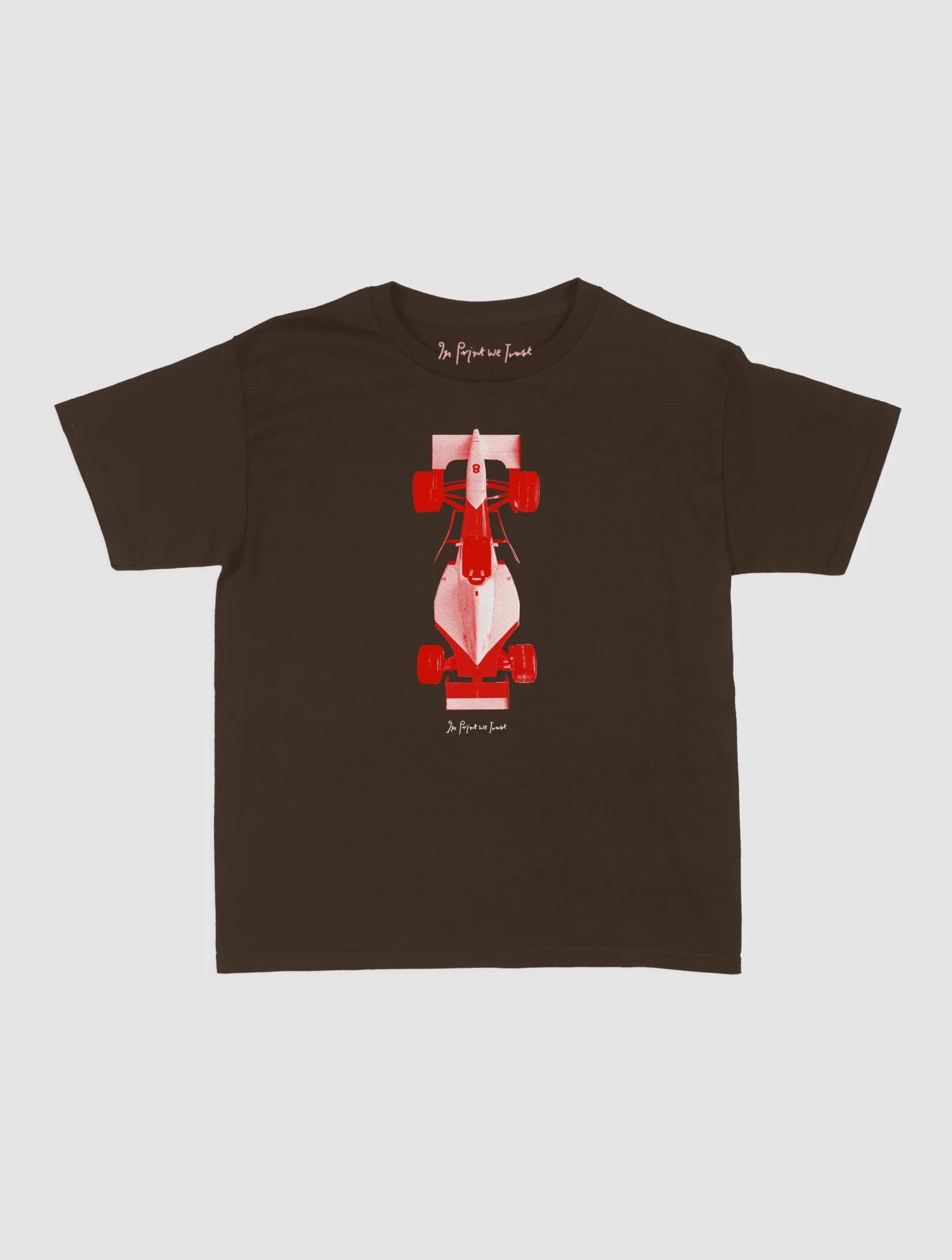racing car baby tee - In Print We Trust