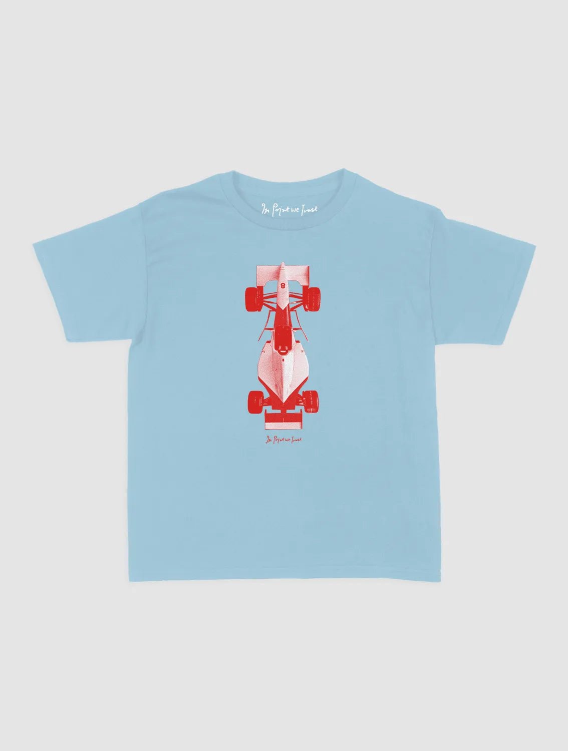 racing car baby tee - In Print We Trust