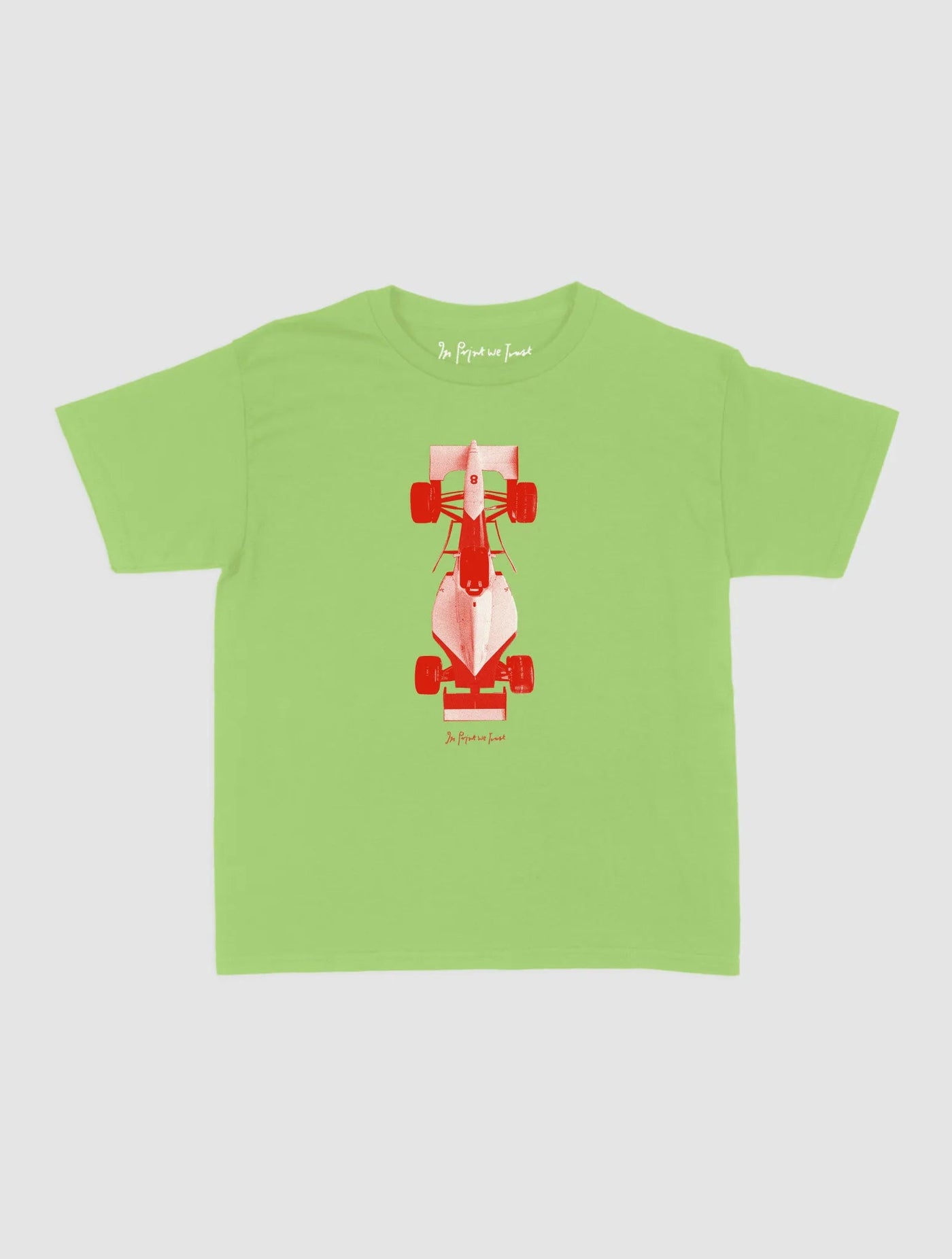 racing car baby tee - In Print We Trust