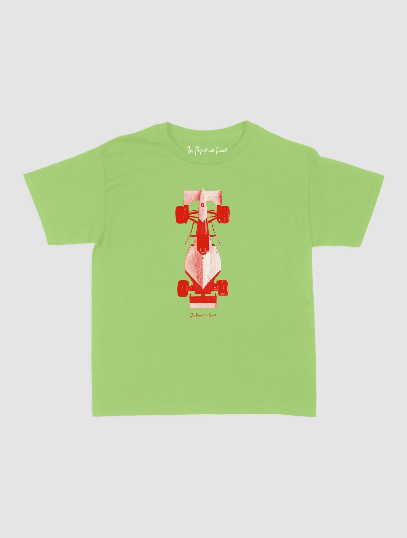 racing car baby tee - In Print We Trust