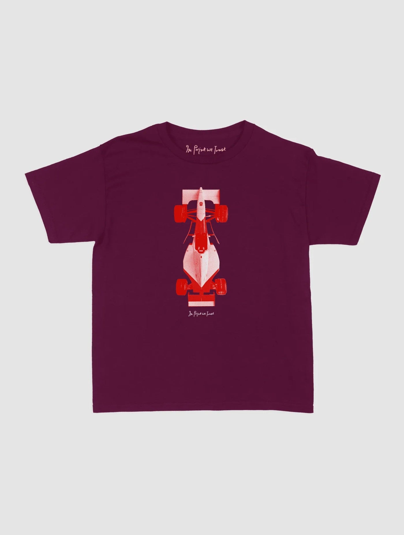 racing car baby tee - In Print We Trust