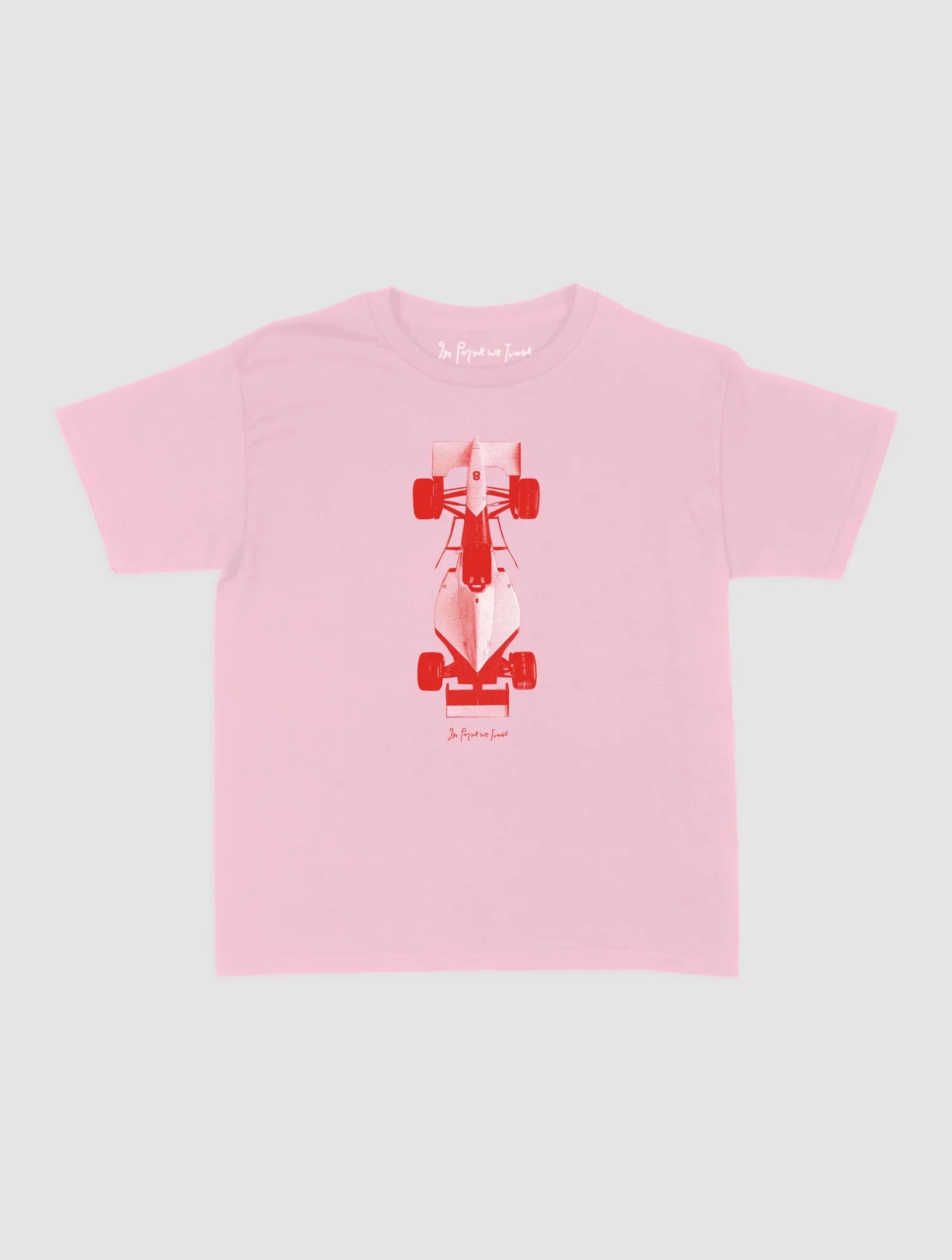 racing car baby tee - In Print We Trust