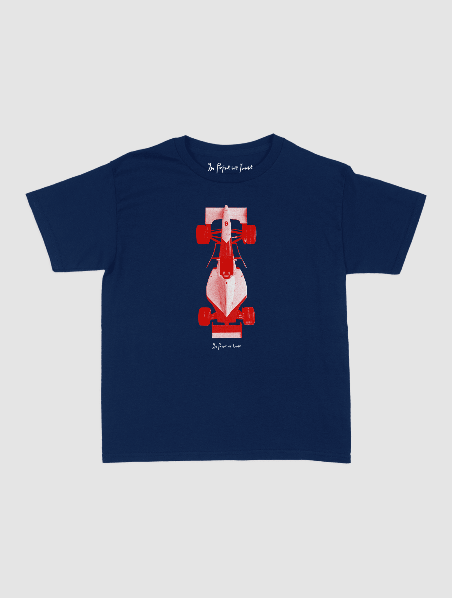 racing car baby tee - In Print We Trust