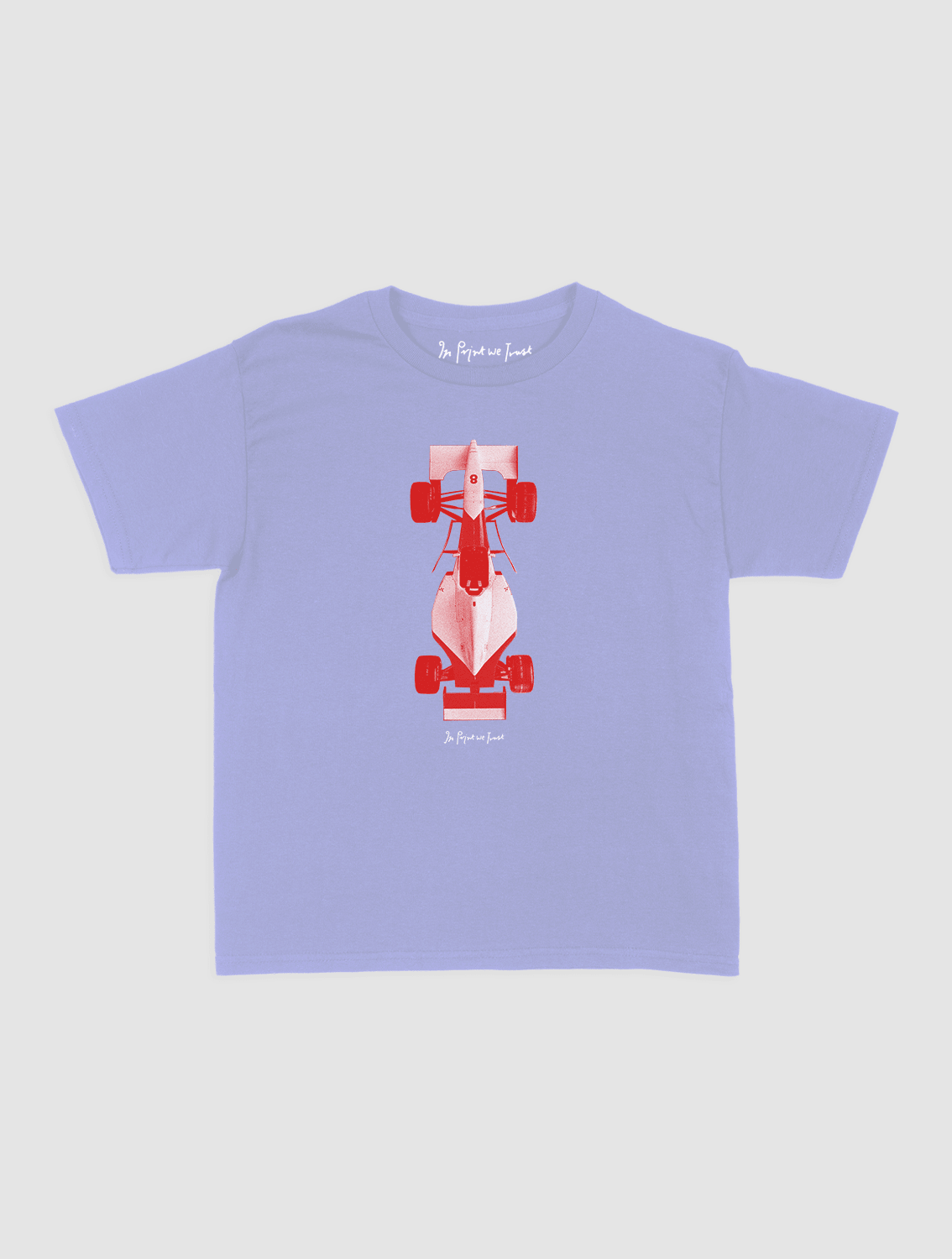 racing car baby tee - In Print We Trust