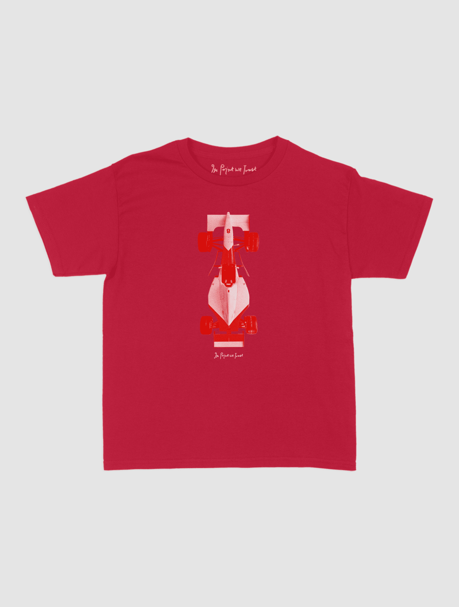 racing car baby tee - In Print We Trust