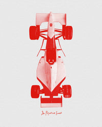 racing car heavyweight tee - In Print We Trust