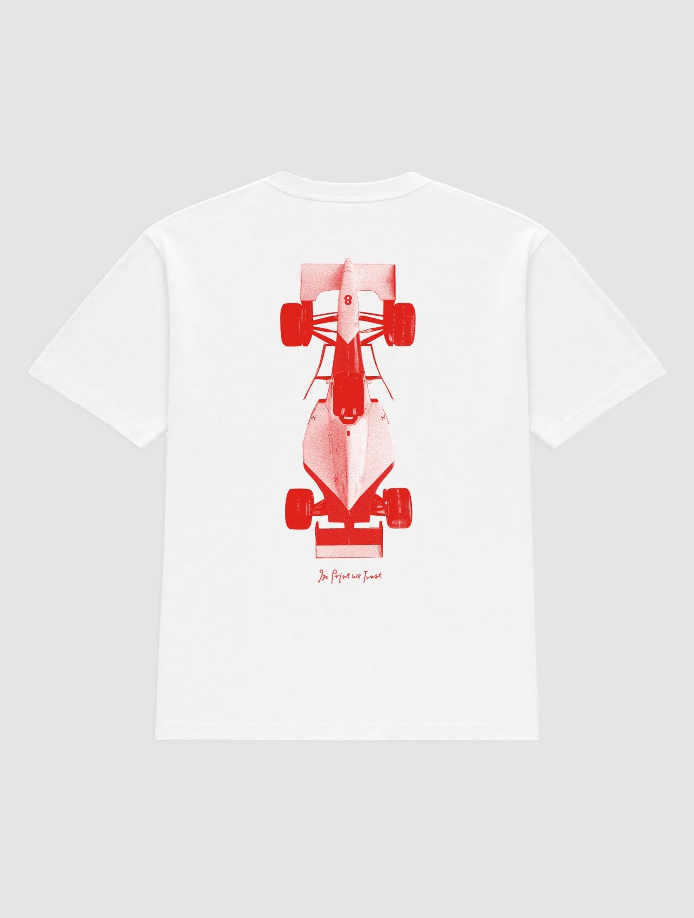racing car heavyweight tee - In Print We Trust