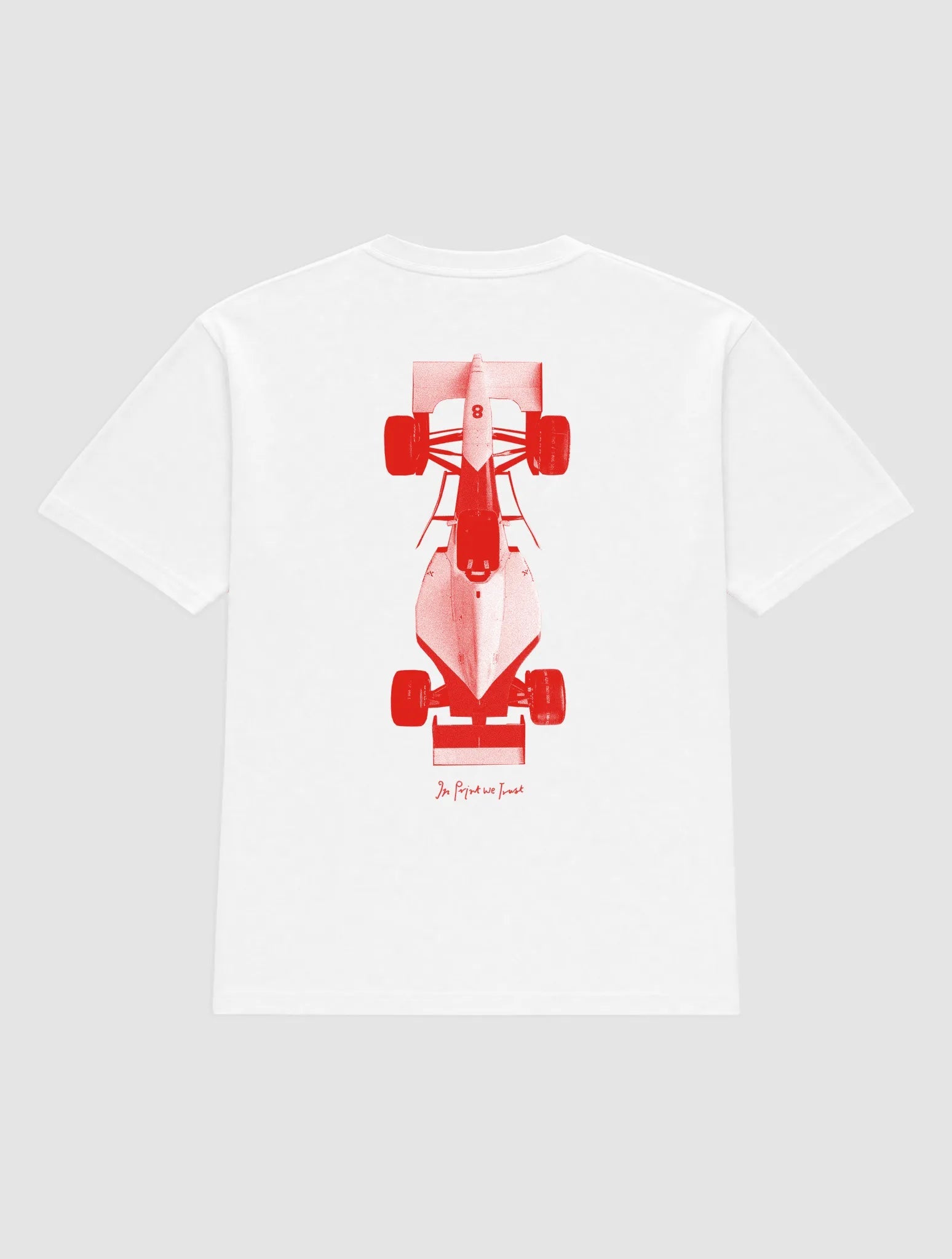 racing car heavyweight tee - In Print We Trust
