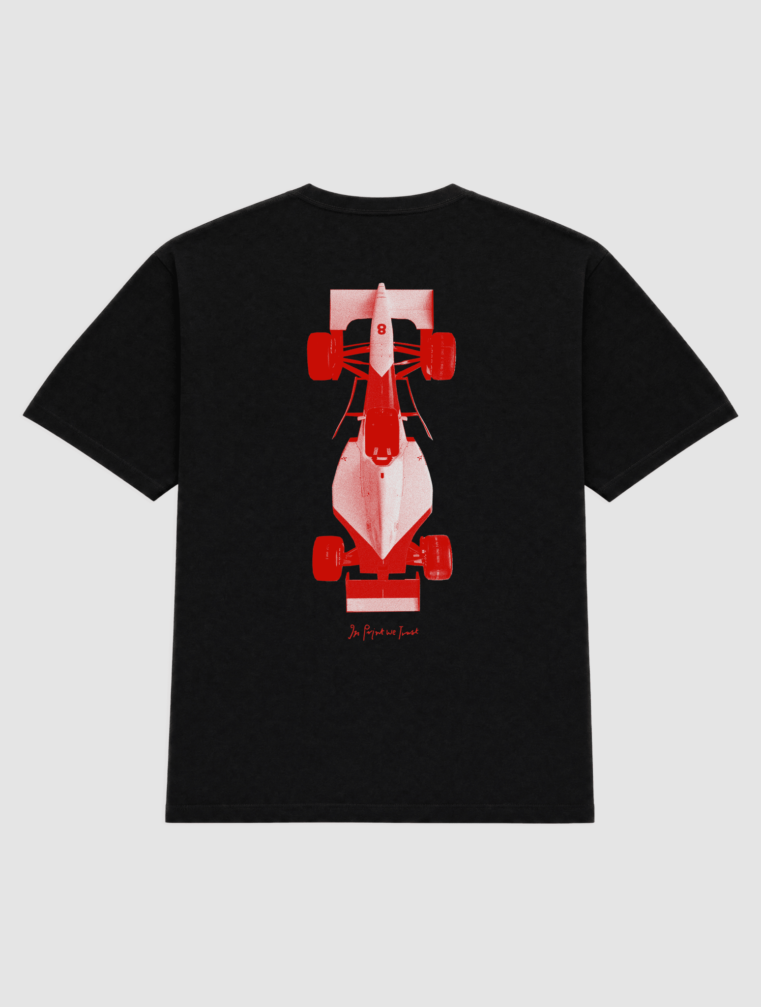 racing car heavyweight tee - In Print We Trust