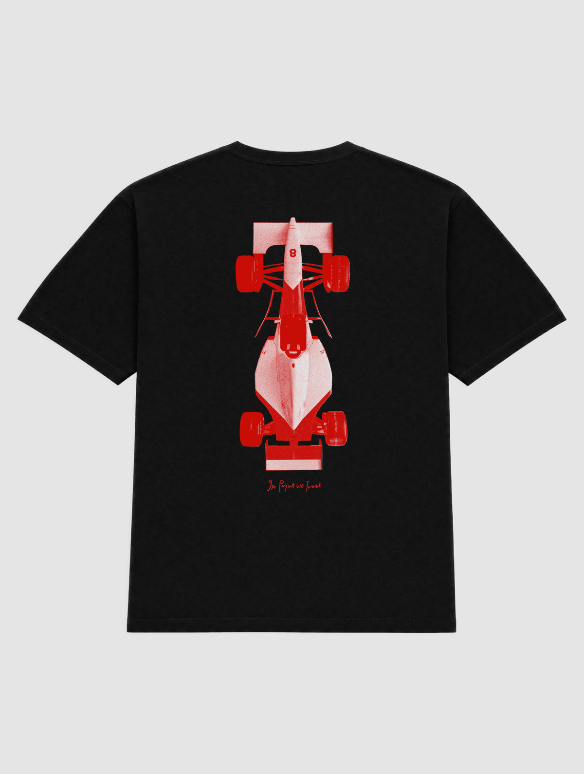 racing car heavyweight tee - In Print We Trust