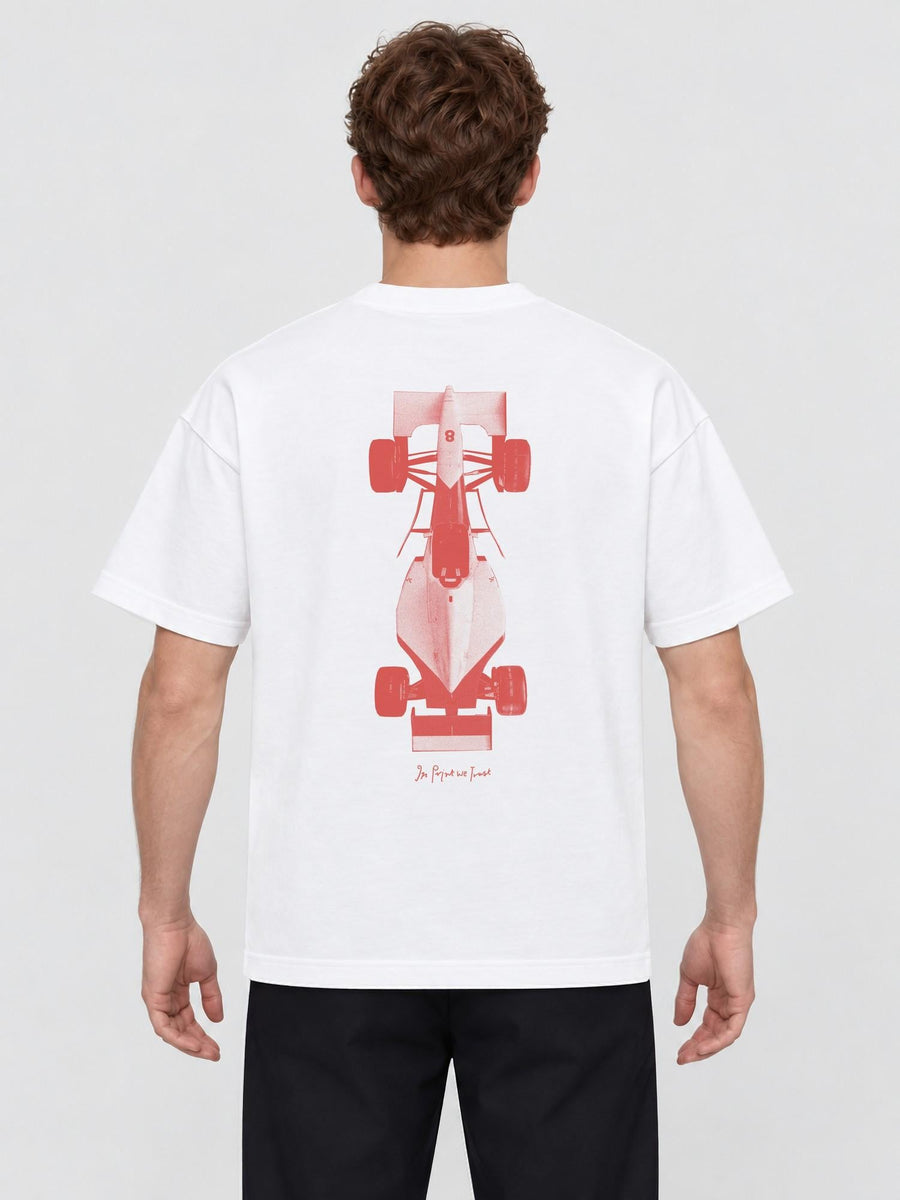 racing car heavyweight tee - In Print We Trust