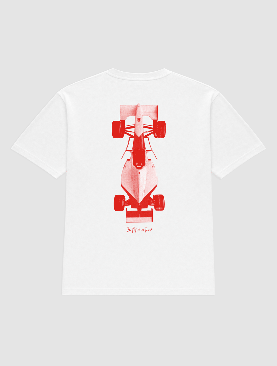 racing car heavyweight tee - In Print We Trust