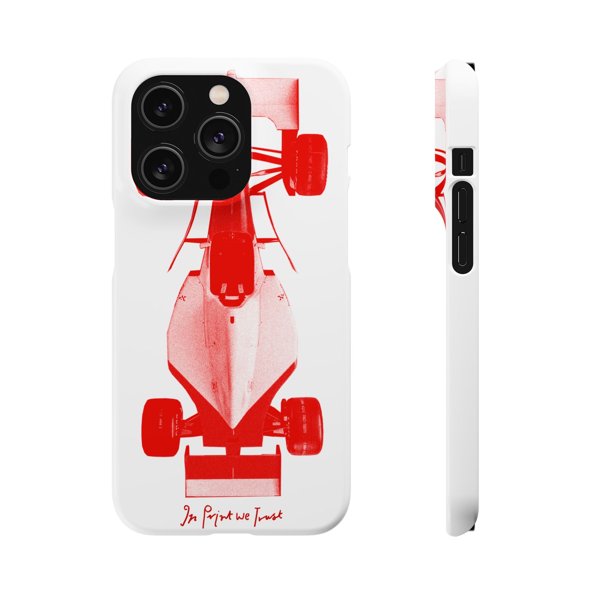 racing car iPhone case - In Print We Trust