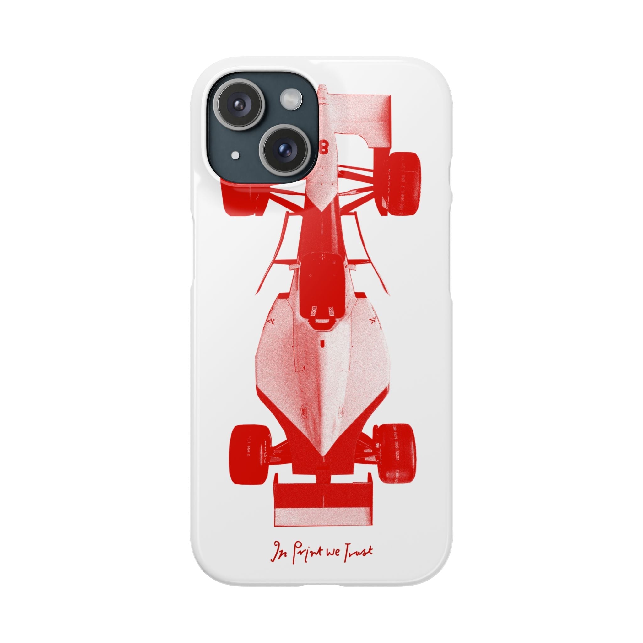 racing car iPhone case - In Print We Trust