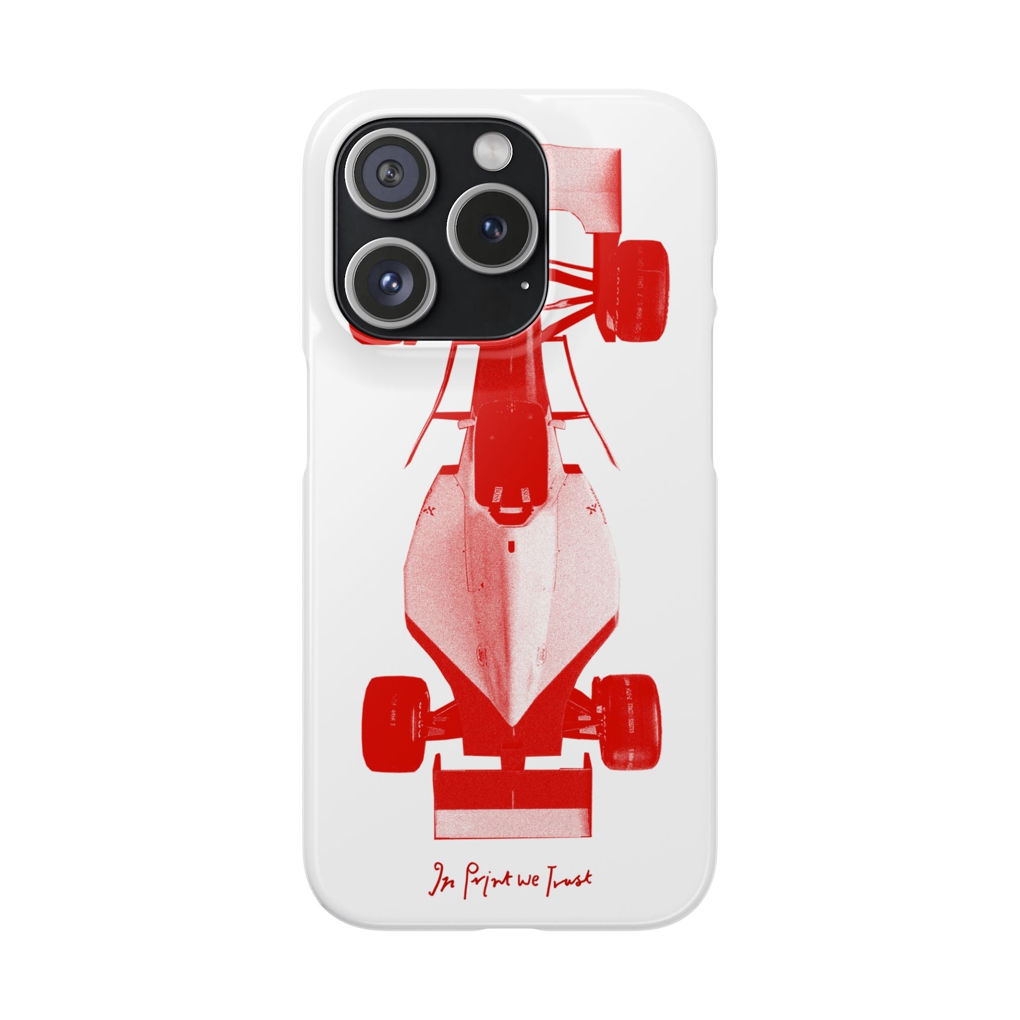 racing car iPhone case - In Print We Trust