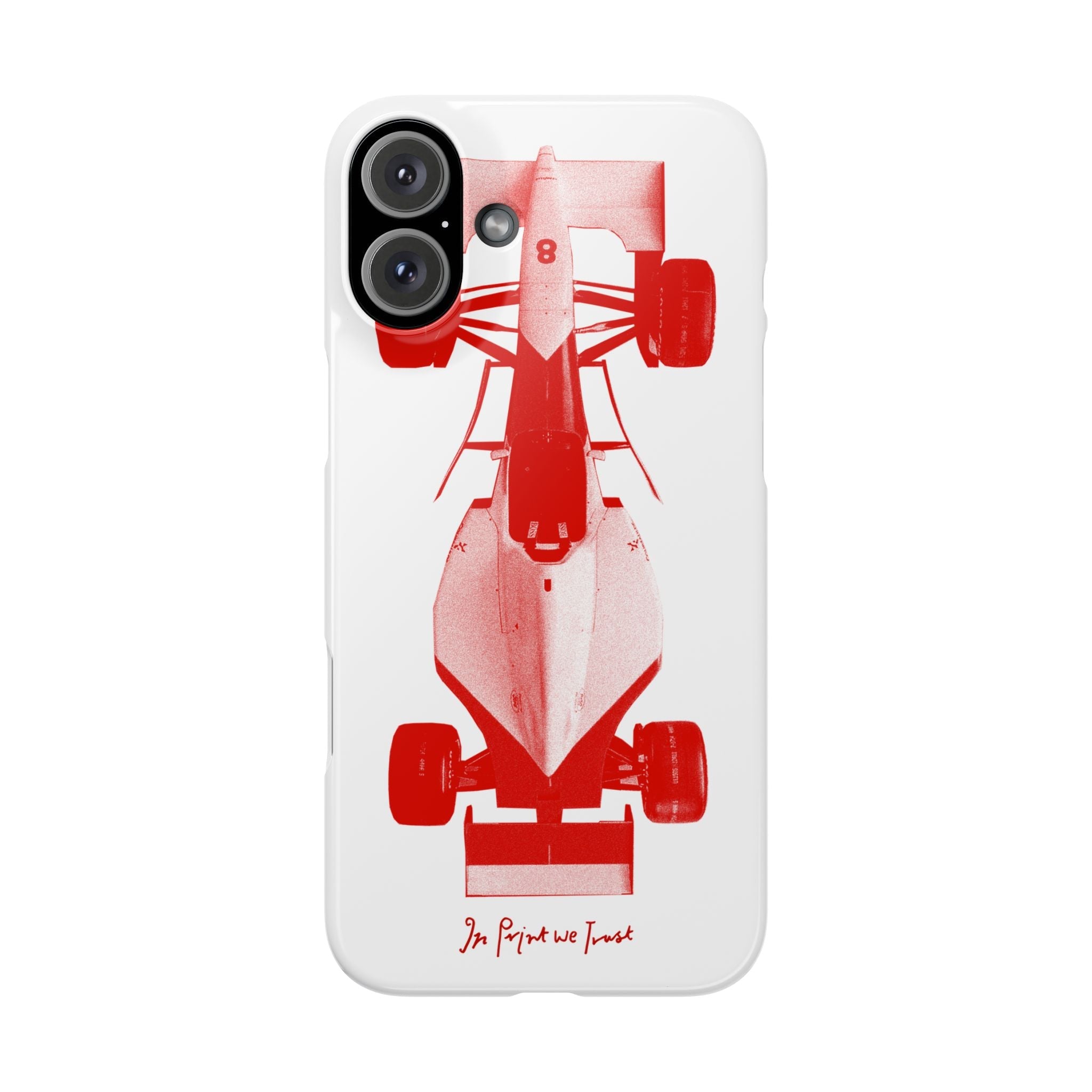 racing car iPhone case - In Print We Trust