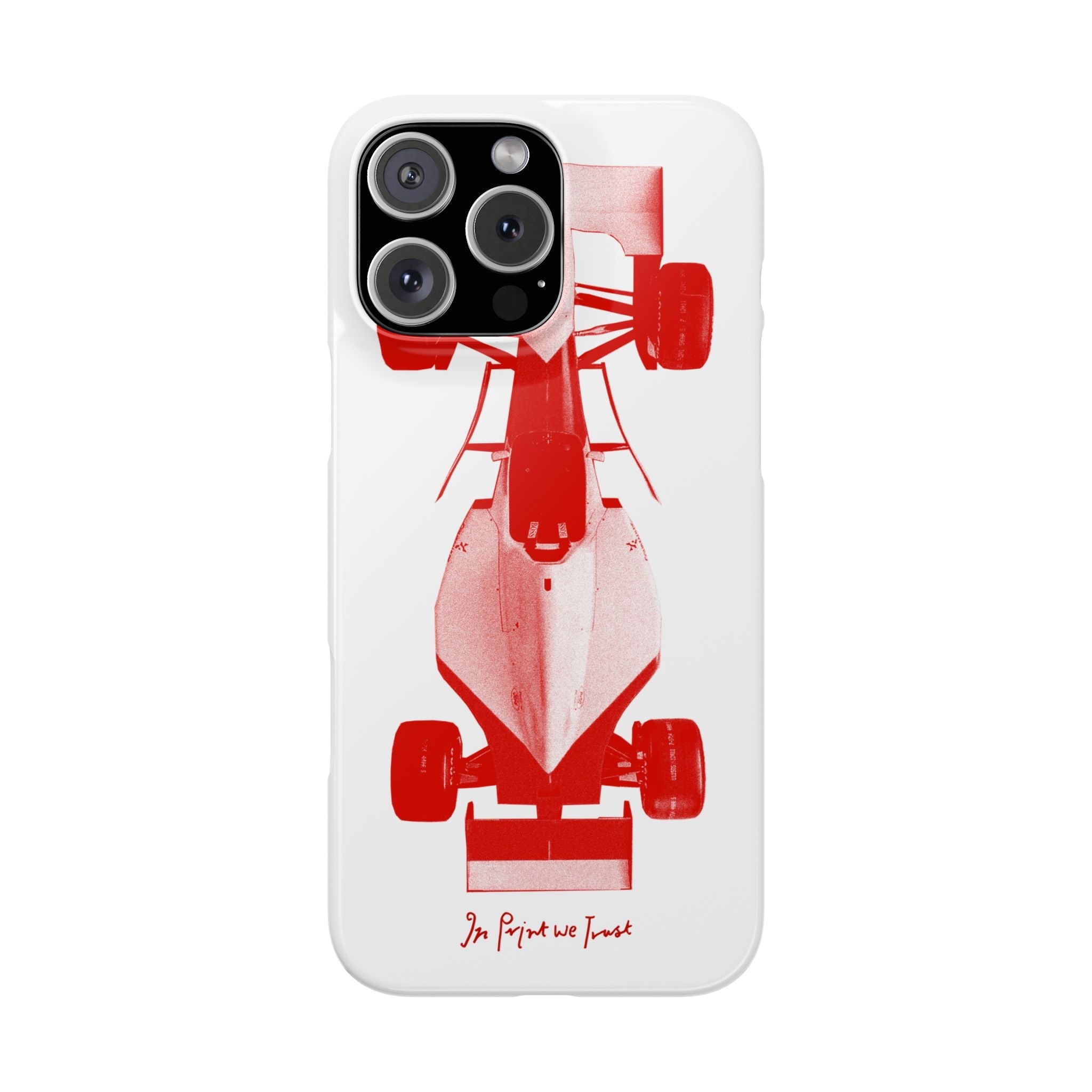 racing car iPhone case - In Print We Trust