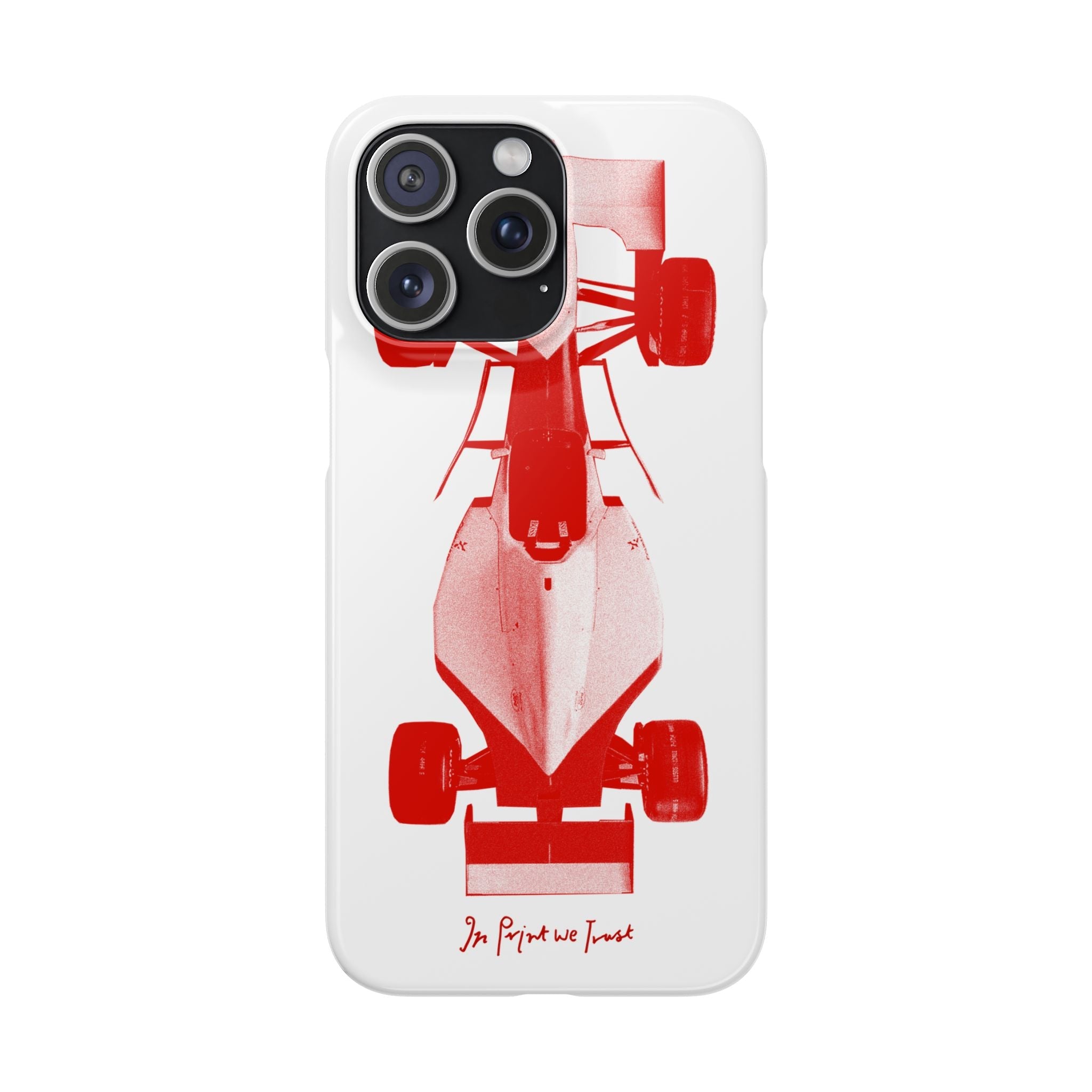 racing car iPhone case - In Print We Trust