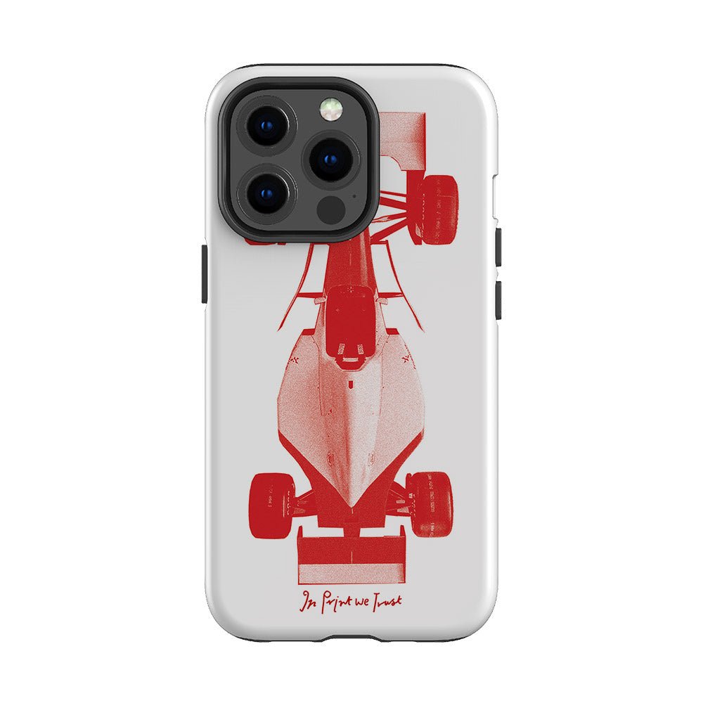 racing car tough iPhone case - In Print We Trust