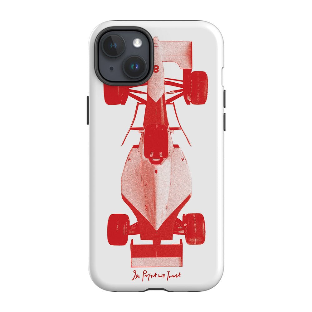 racing car tough iPhone case - In Print We Trust