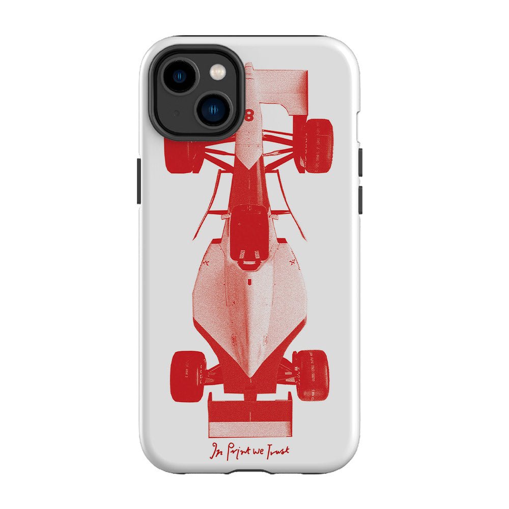 racing car tough iPhone case - In Print We Trust