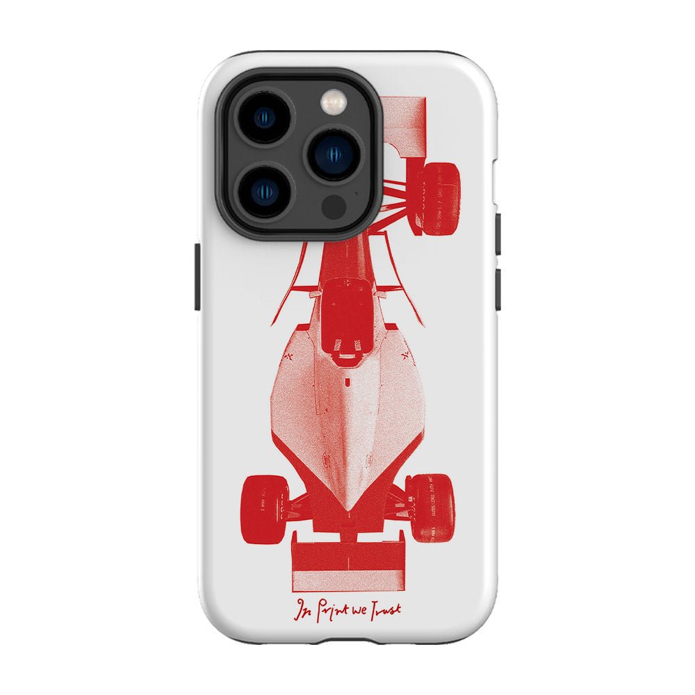 racing car tough iPhone case - In Print We Trust